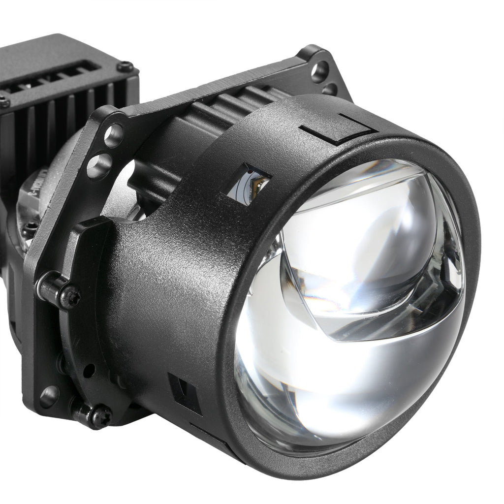 🆕3 Inch 140W Hyperboloid Bi-LED Direct Projector Lens Headlight K9 Series Retrofit Cutting Installation for Car | 2PCS/set