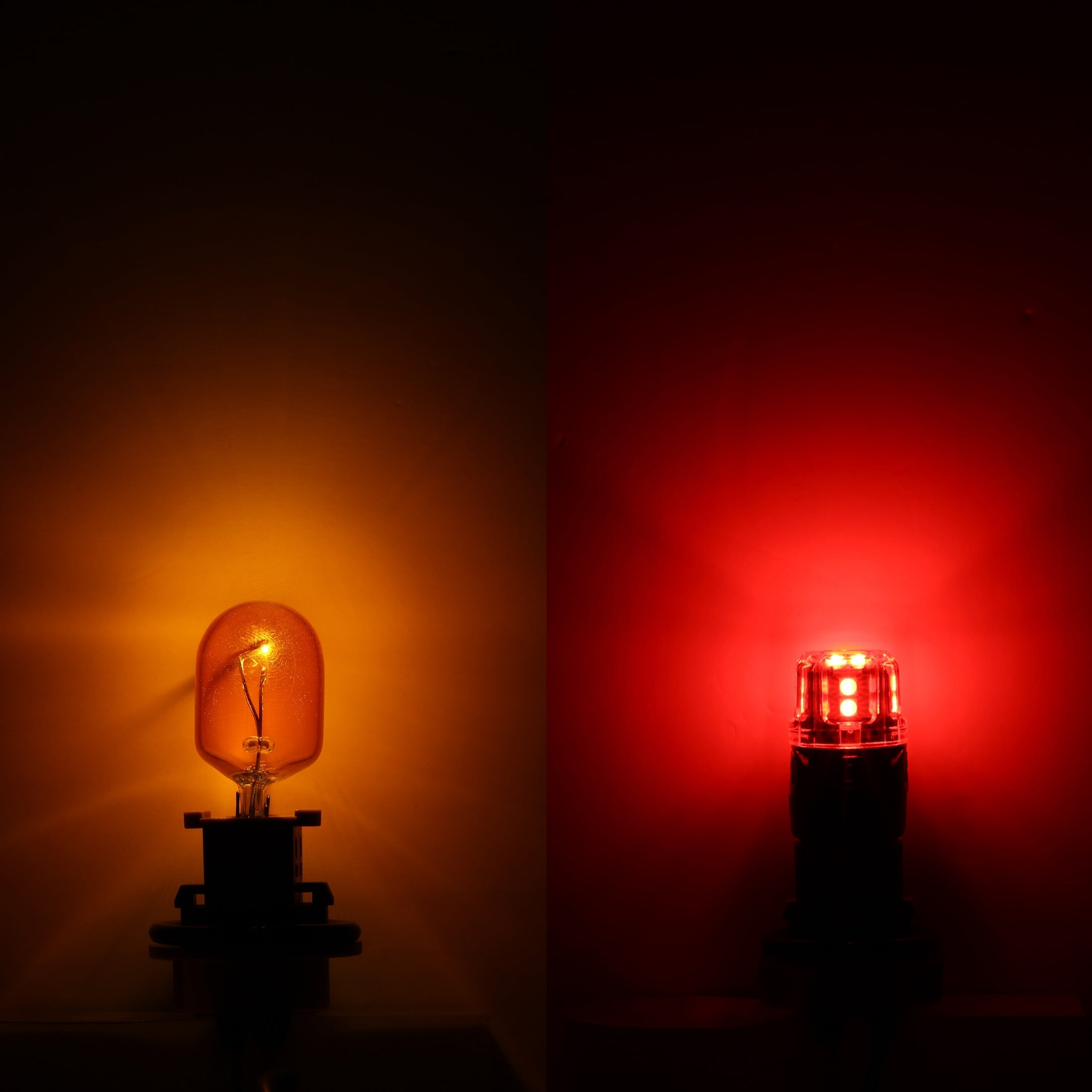 🆕T20 7443 7440 LED Brake/Tail Light 11W 500% High Brightness CAN-Bus Error Free Red B52 Series | 2 Bulbs
