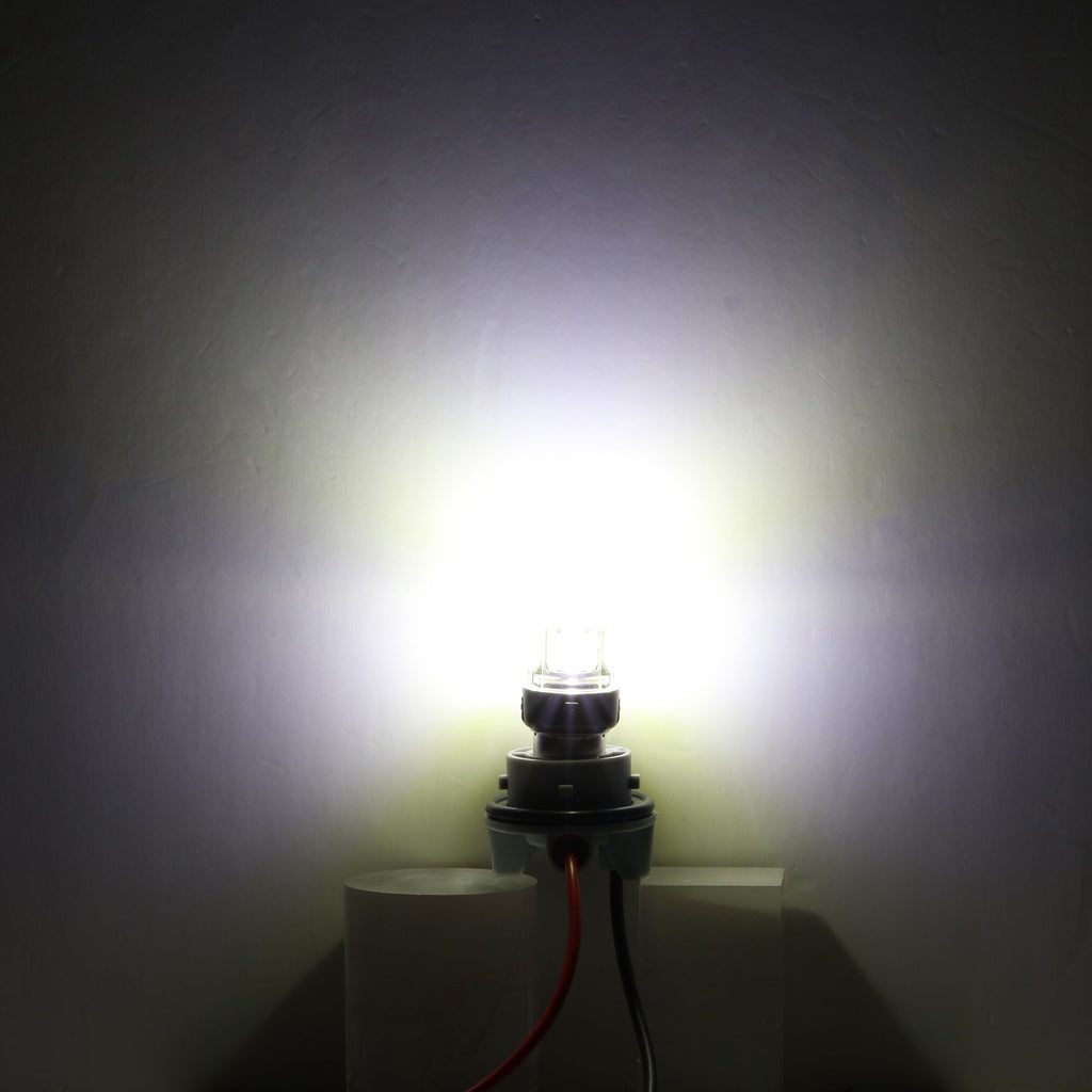🆕1156 P21W BA15S LED Backup Reverse/Turn Signal/Brake Tail Light Bulbs 500% High Brightness CAN-Bus Error Free 6500K White B52 Series | 2 Bulbs