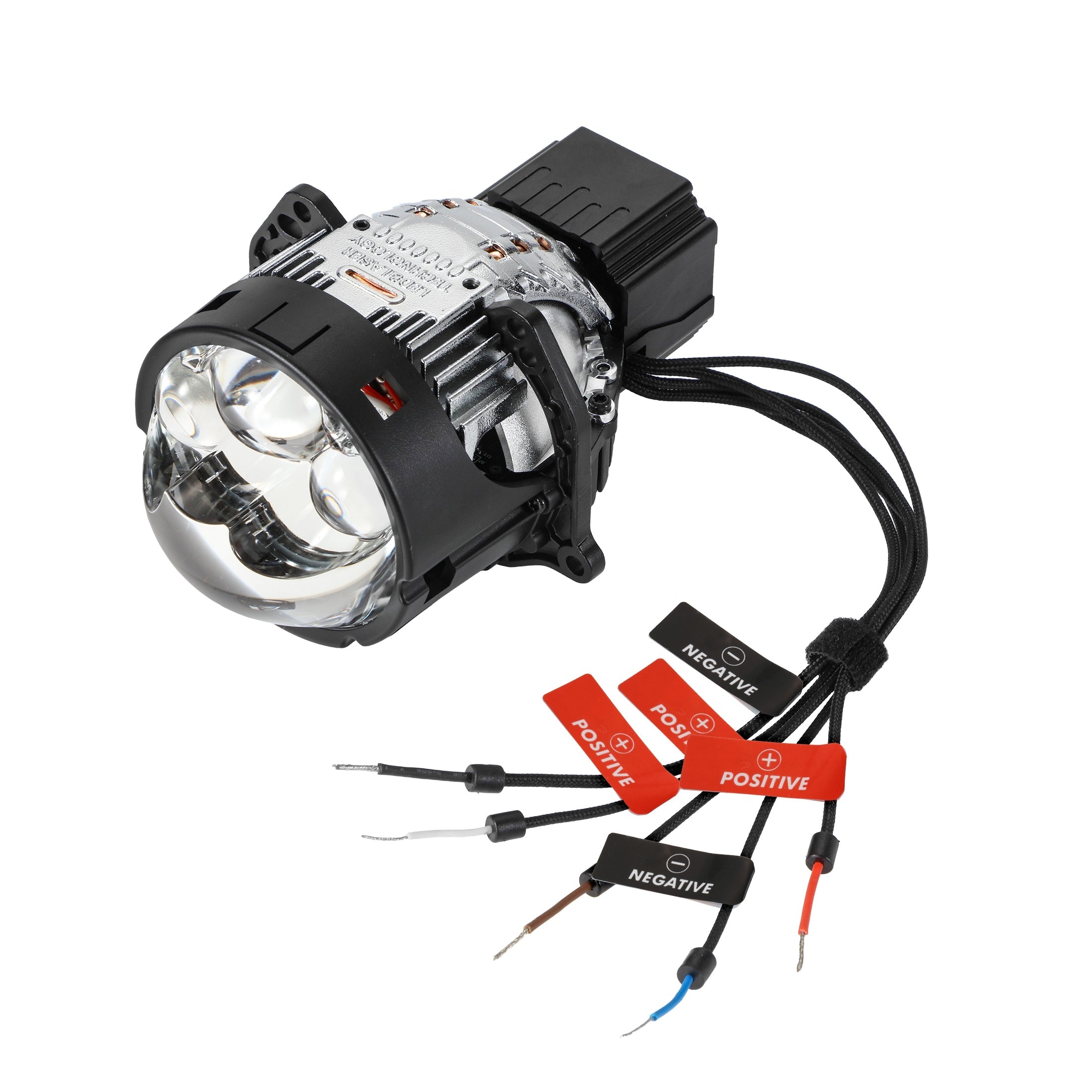 🆕3 Inch 158W Ultra-Brightness & Wider Light Pattern Triple Direct Bi-LED Projector Lens Headlight K9 Series- Retrofit Cutting Installation for Car | 2PCS/Set