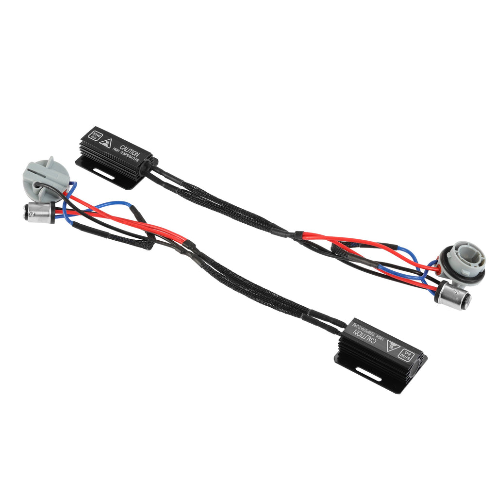 🆕DIY C9-Model Decoder Anti-Flicker CANBUS Resistors Decoder Avoid Fast Hyper Flash Turn Signal Blink Light Dashboard Error Code 2pcs/Set