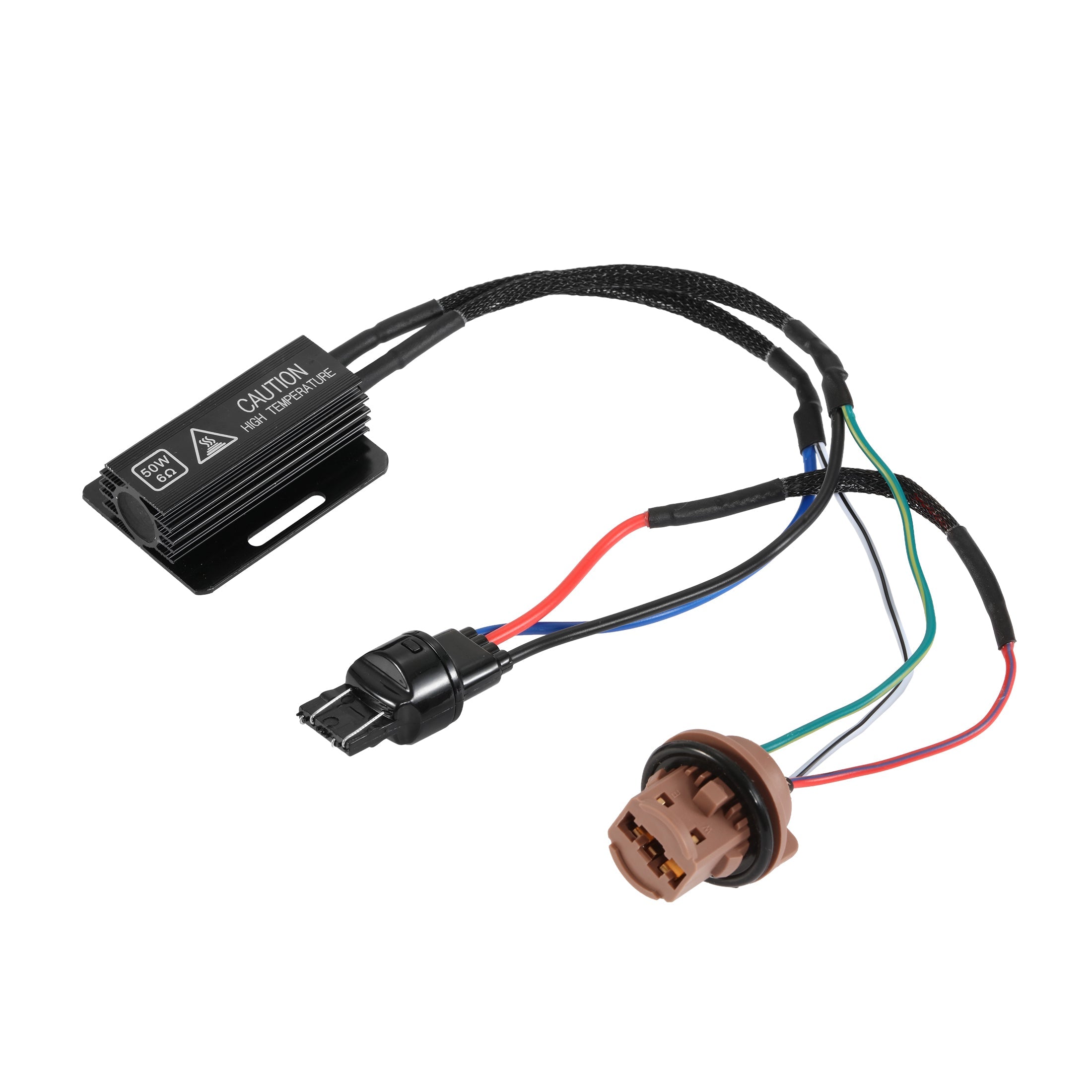🆕7443 C9-Model Decoder Anti-Flicker CANBUS Resistors Decoder Avoid Fast Hyper Flash Turn Signal Blink Light Dashboard Error Code 2pcs/Set