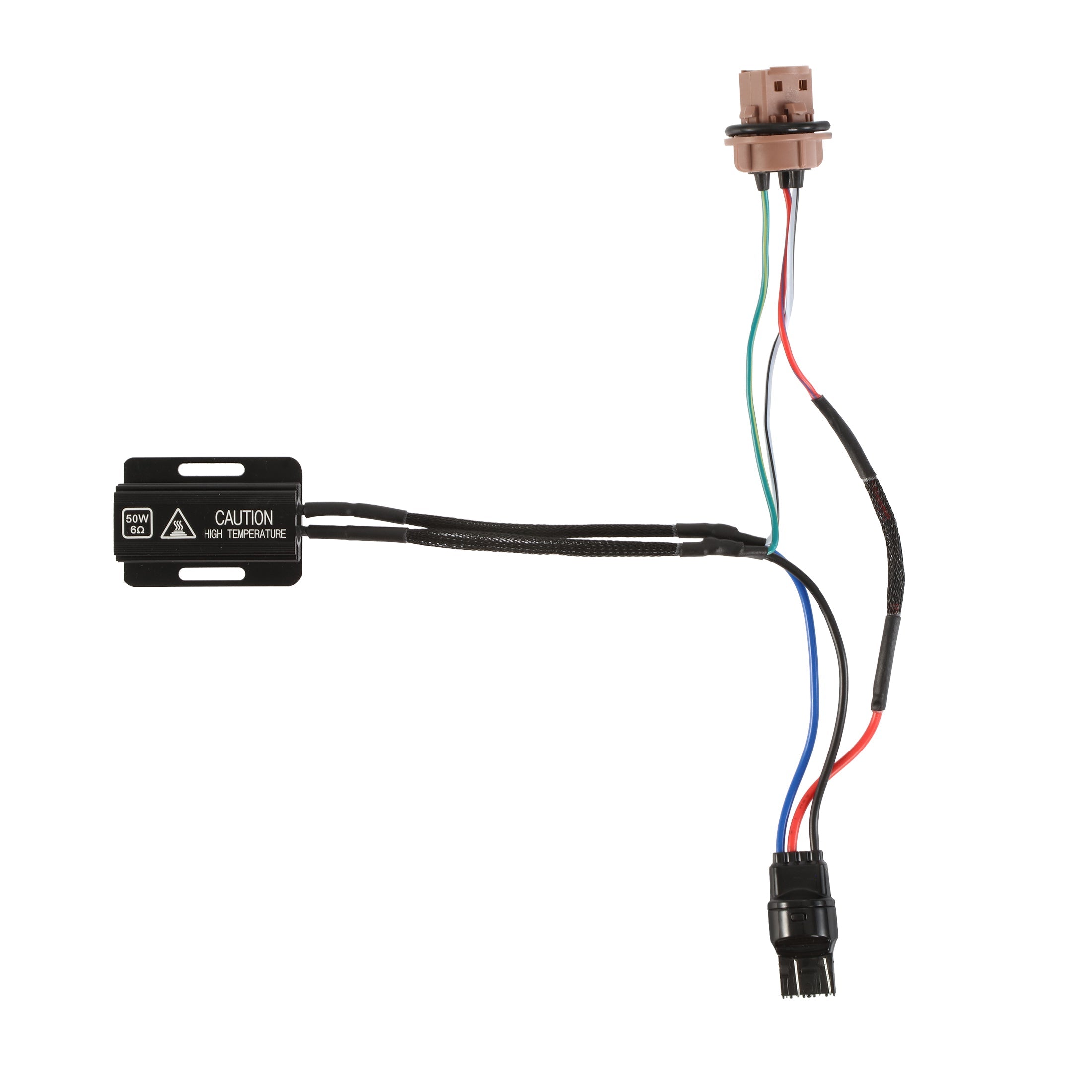 🆕7443 C9-Model Decoder Anti-Flicker CANBUS Resistors Decoder Avoid Fast Hyper Flash Turn Signal Blink Light Dashboard Error Code 2pcs/Set