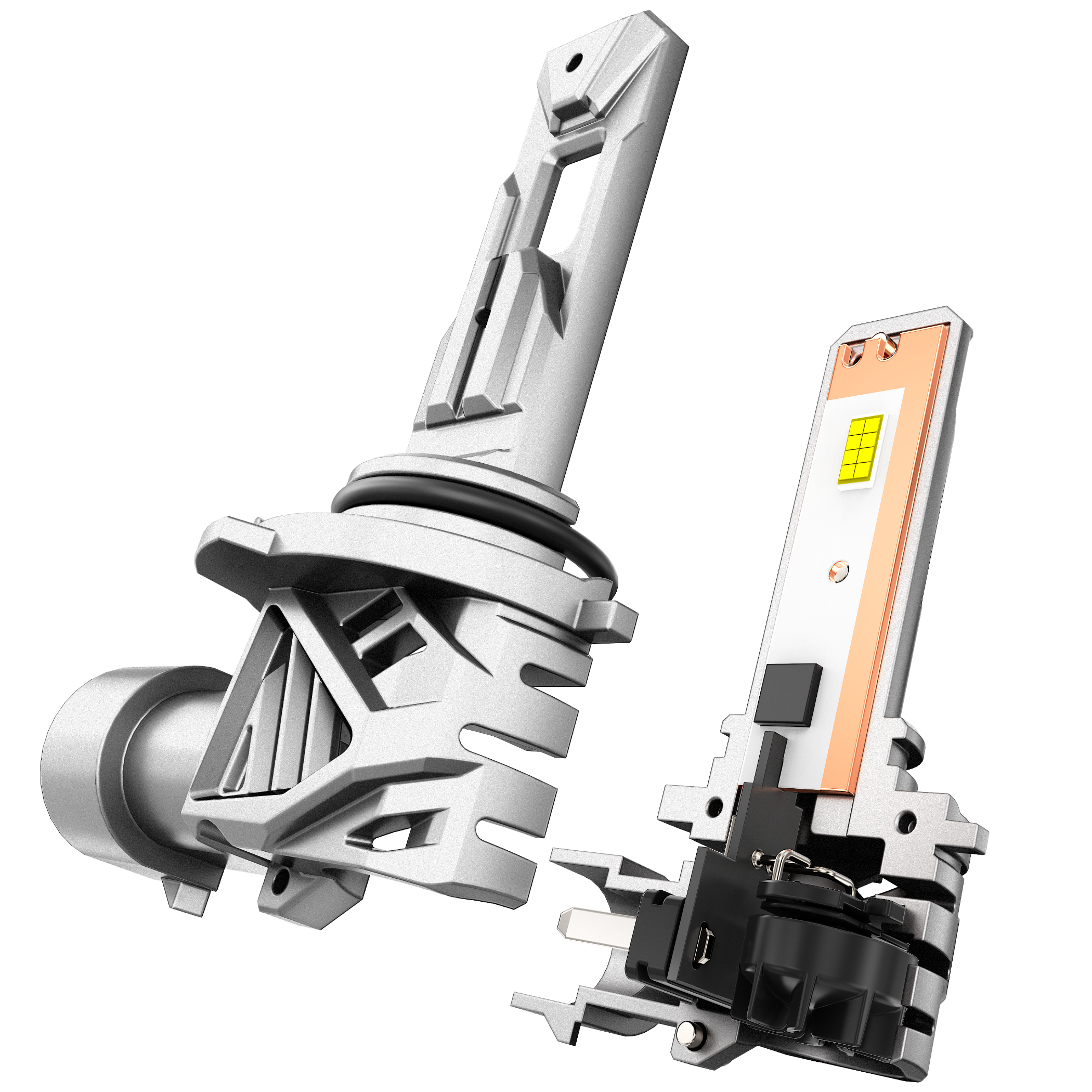 🆕9005+9006 LED Headlight Bulbs 70W 20000LM Q26 Series 1:1 Size Plug-n-Play 6500K Cool White | 4 Bulbs