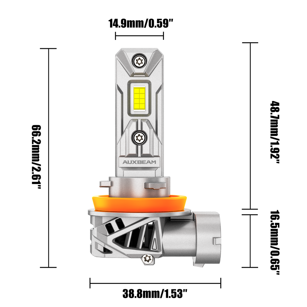 🆕1:1 Size Plug-n-Play Q26 Series 20000LM 70W LED Headlight Bulbs 6500K Cool White