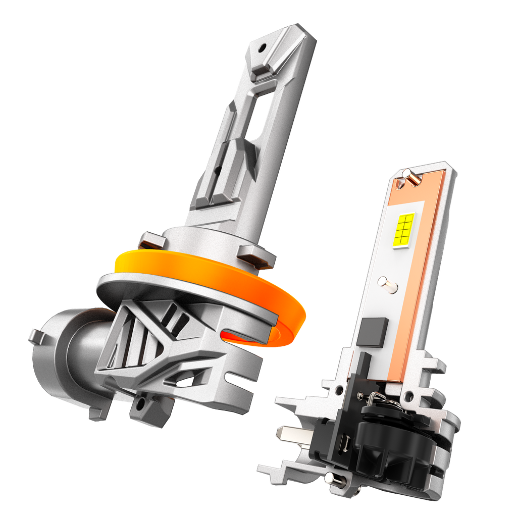 🆕H11+H11 LED Headlight Bulbs 70W 20000LM Q26 Series 1:1 Size Plug-n-Play 6500K Cool White | 4 Bulbs