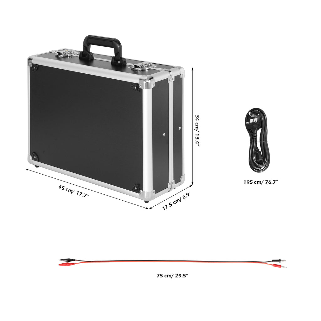Multifunctional Auto LED Bulbs Tester LED Demo Case with 7- 30V Adjustable Voltage, Fit for Voltage, Power, and Lumen Testing of  Fog Lights and Tail Lights