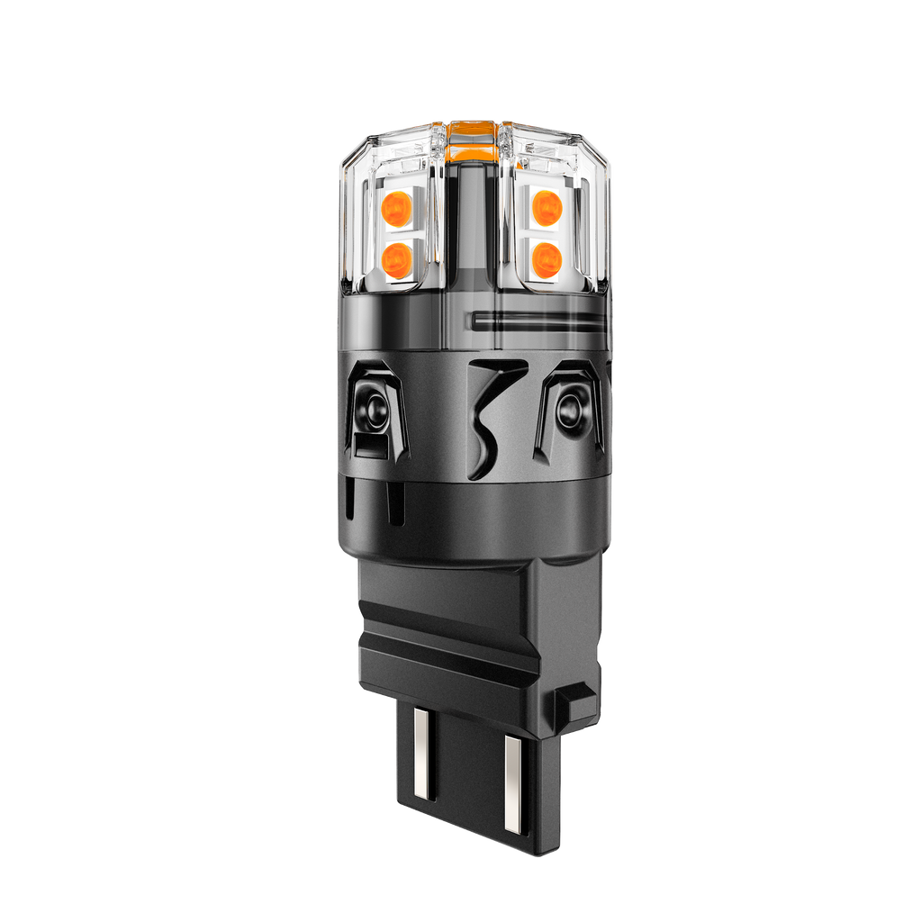 🆕T25 3157 3156 LED Turn Signal Light Rear/Front, Side Marker Light Bulbs 13W 500% High Brightness CAN-Bus Error Free 3000K Amber B52 Series | 2 Bulbs