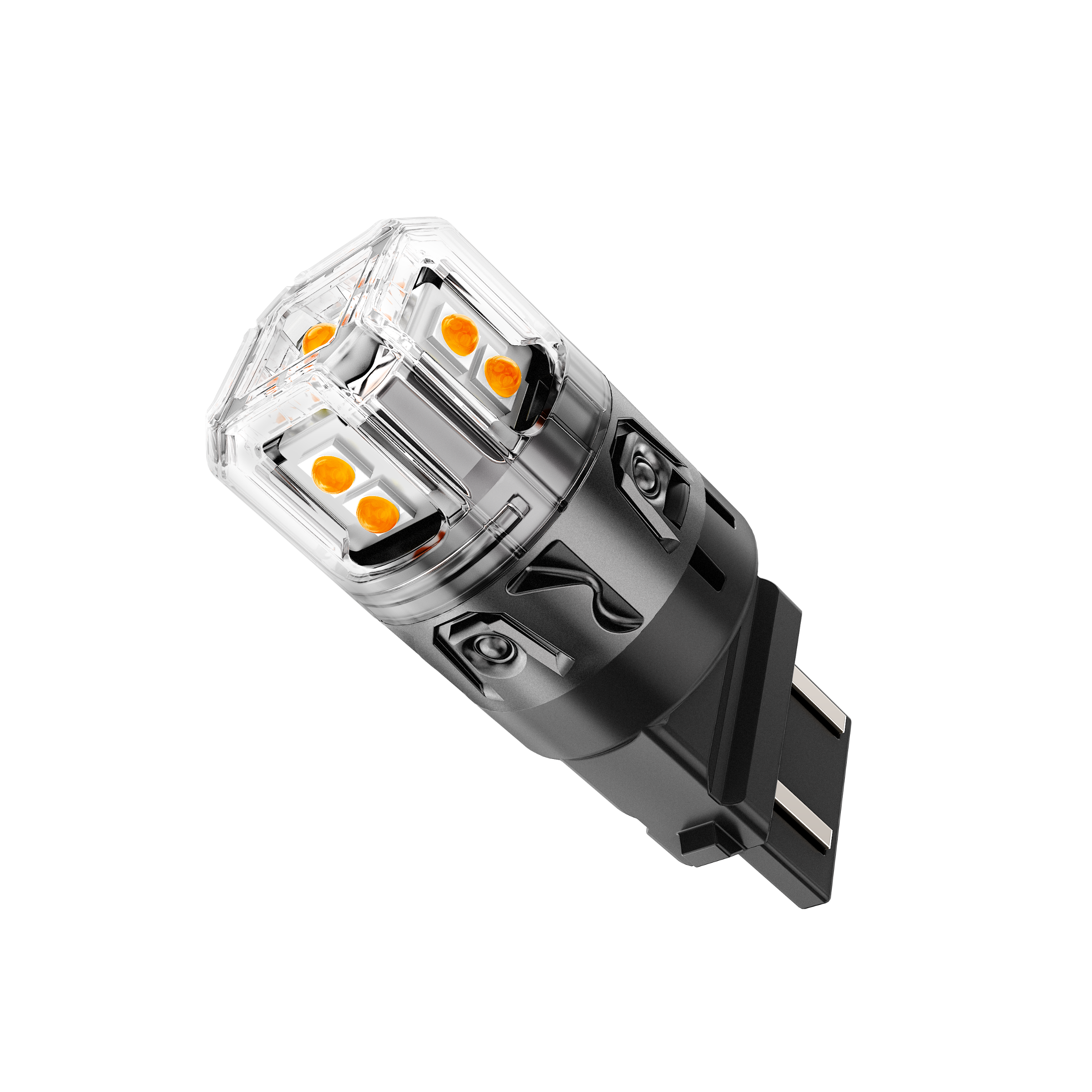 🆕T25 3157 3156 LED Turn Signal Light Rear/Front, Side Marker Light Bulbs 13W 500% High Brightness CAN-Bus Error Free 3000K Amber B52 Series | 2 Bulbs