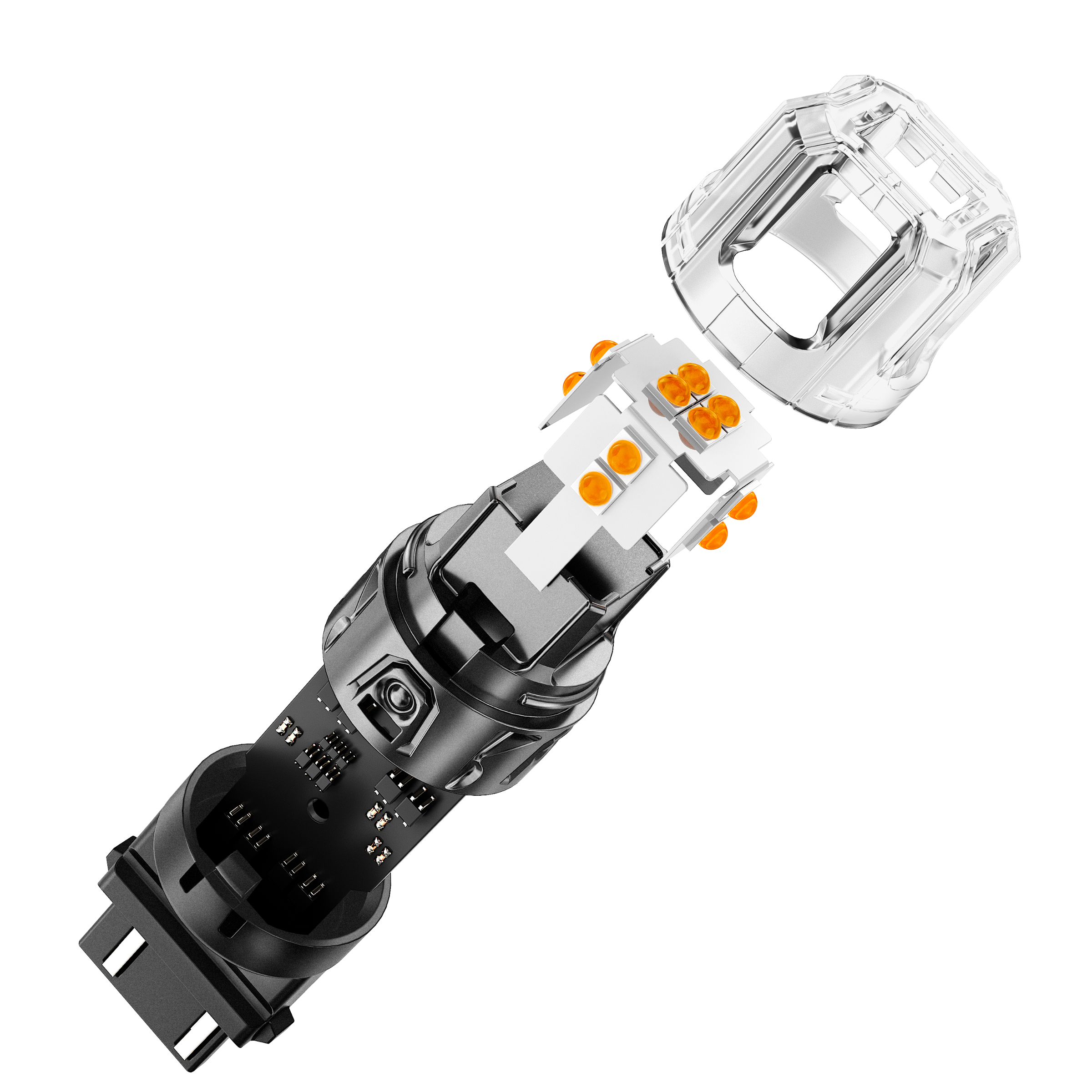 🆕T25 3157 3156 LED Turn Signal Light Rear/Front, Side Marker Light Bulbs 13W 500% High Brightness CAN-Bus Error Free 3000K Amber B52 Series | 2 Bulbs