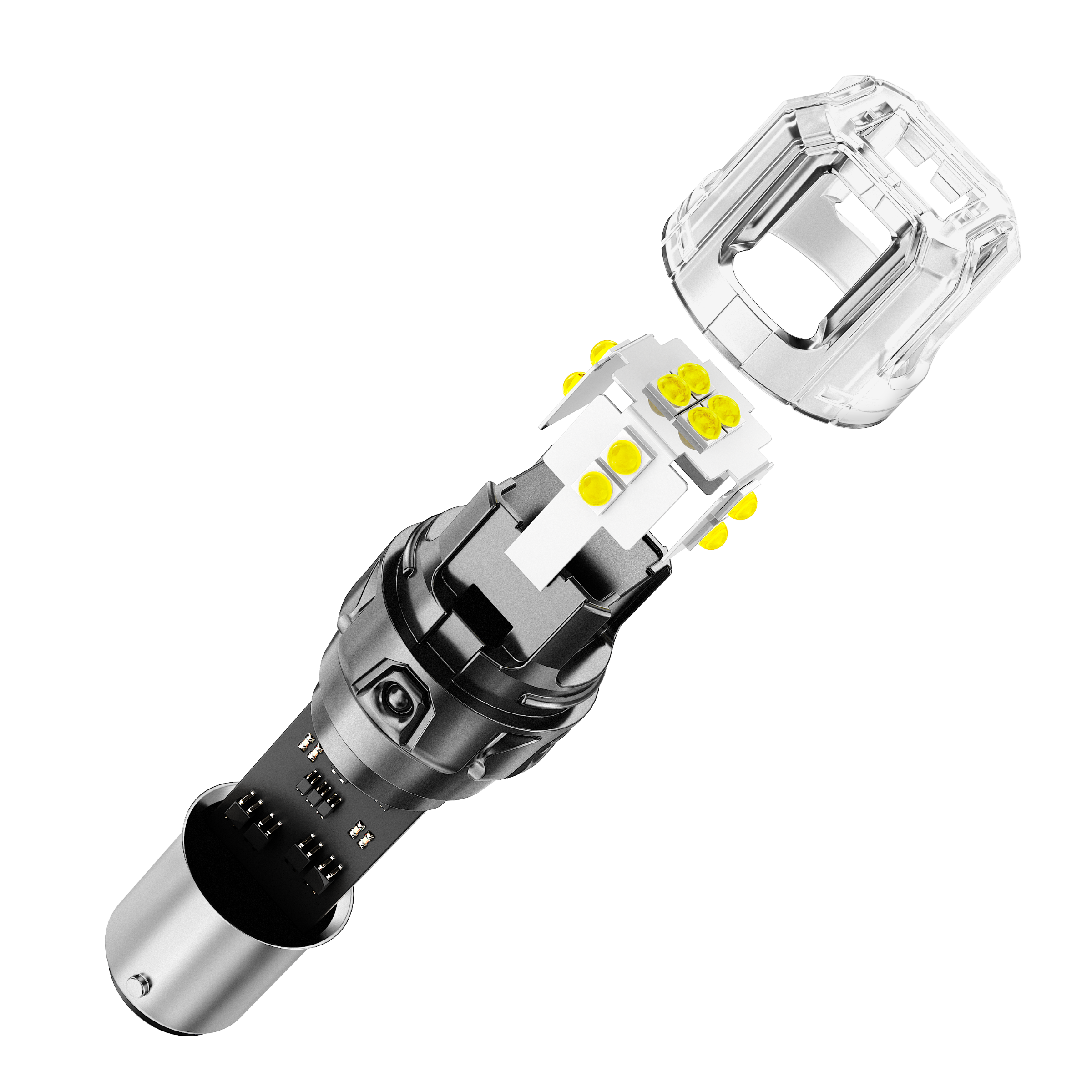 🆕1157 BAY15D LED Backup Reverse/Turn Signal/Brake Tail Light Bulbs 13W 500% High Brightness CAN-Bus Error Free 6500K White B52 Series | 2 Bulbs
