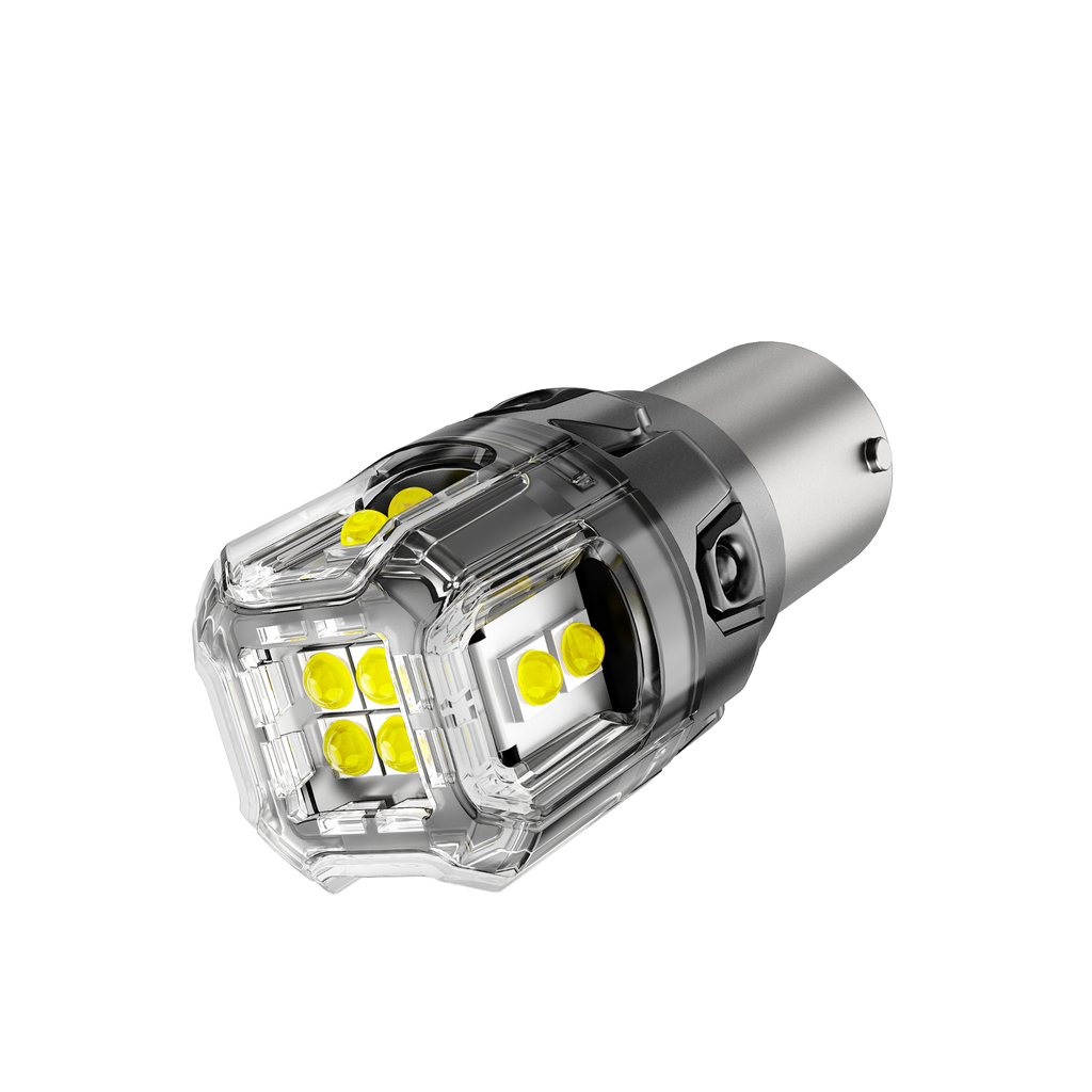 🆕1157 BAY15D LED Backup Reverse/Turn Signal/Brake Tail Light Bulbs 13W 500% High Brightness CAN-Bus Error Free 6500K White B52 Series | 2 Bulbs