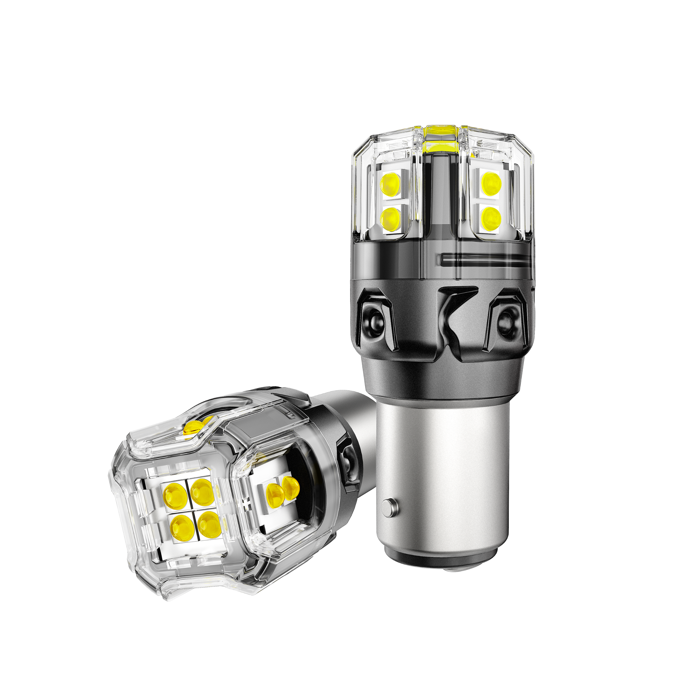 🆕1157 BAY15D LED Backup Reverse/Turn Signal/Brake Tail Light Bulbs 13W 500% High Brightness CAN-Bus Error Free 6500K White B52 Series | 2 Bulbs