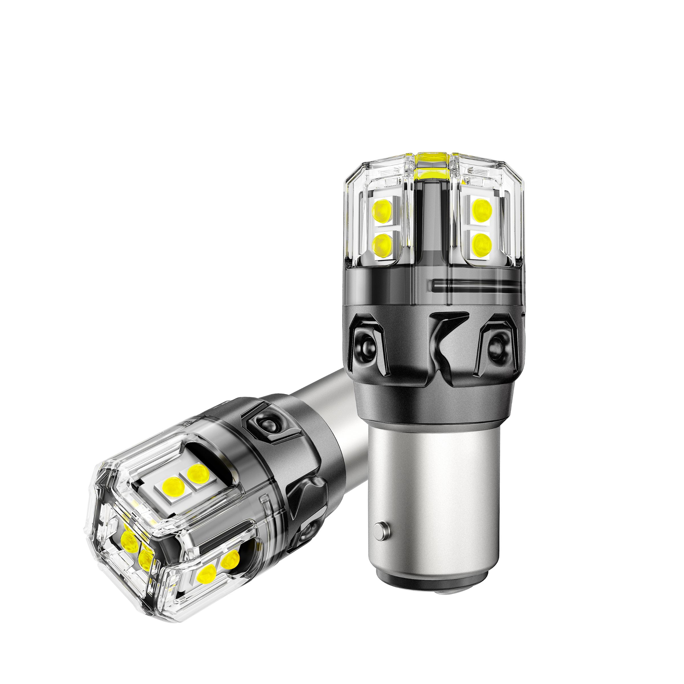 🆕1157 BAY15D LED Backup Reverse/Turn Signal/Brake Tail Light Bulbs 13W 500% High Brightness CAN-Bus Error Free 6500K White B52 Series | 2 Bulbs
