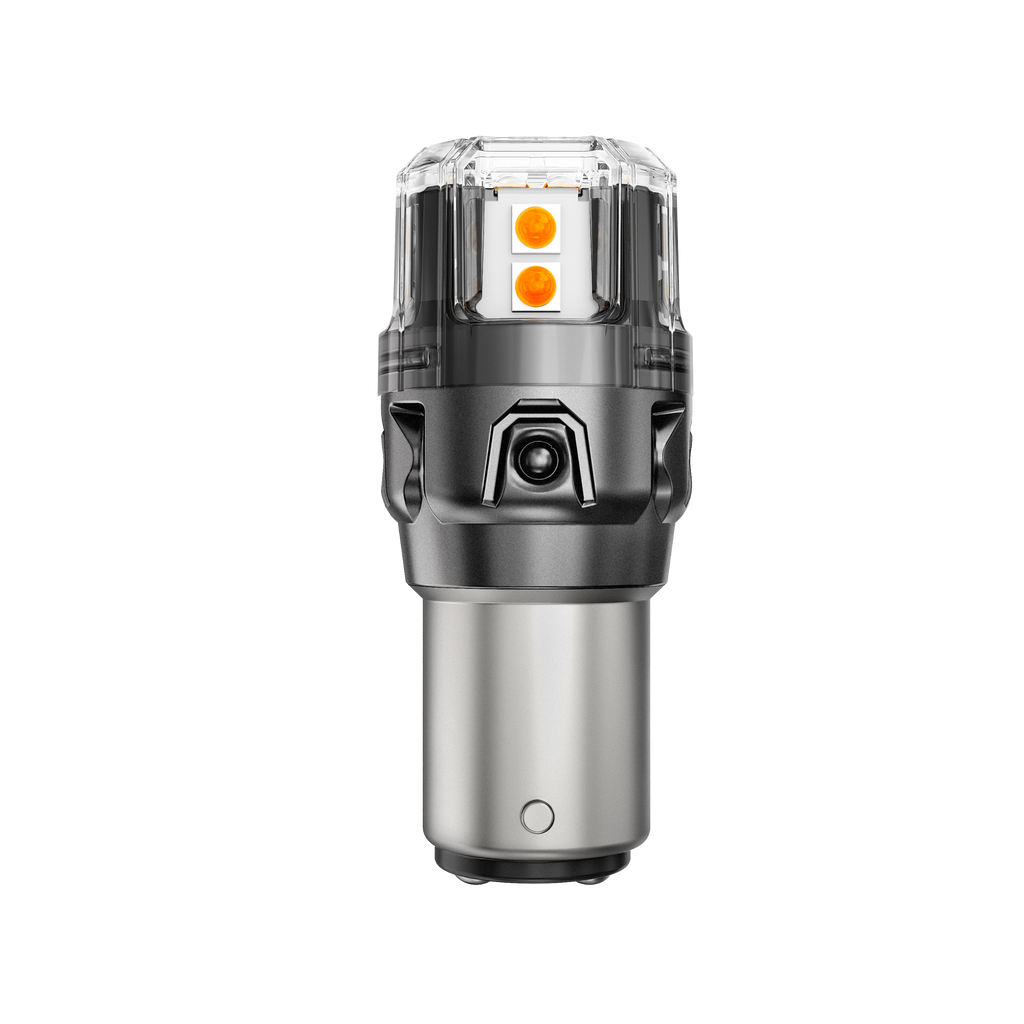 🆕1157 BAY15D LED Turn Signal Light Rear/Front, Side Marker Light Bulbs 13W 500% High Brightness CAN-Bus Error Free 3000K Amber B52 Series | 2 Bulbs