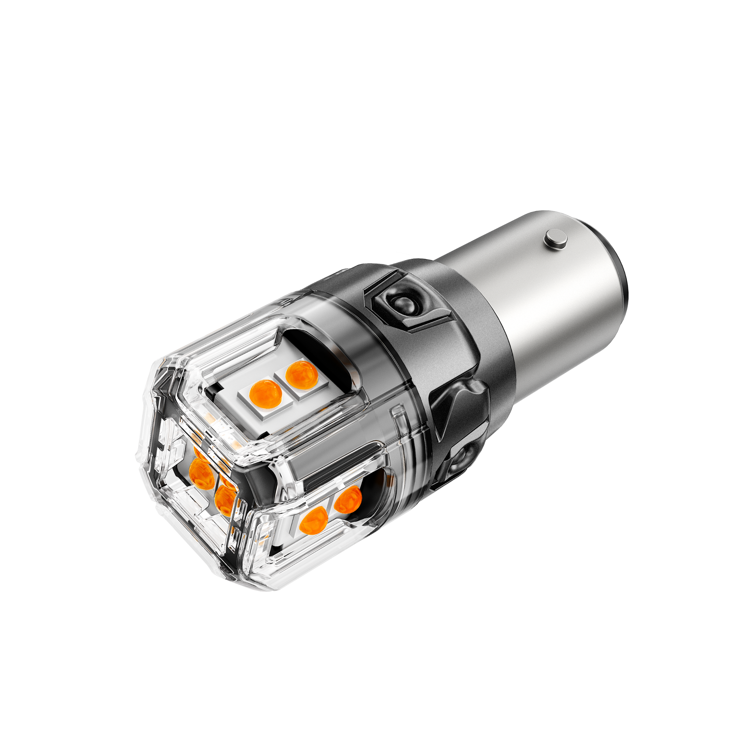 🆕1157 BAY15D LED Turn Signal Light Rear/Front, Side Marker Light Bulbs 13W 500% High Brightness CAN-Bus Error Free 3000K Amber B52 Series | 2 Bulbs