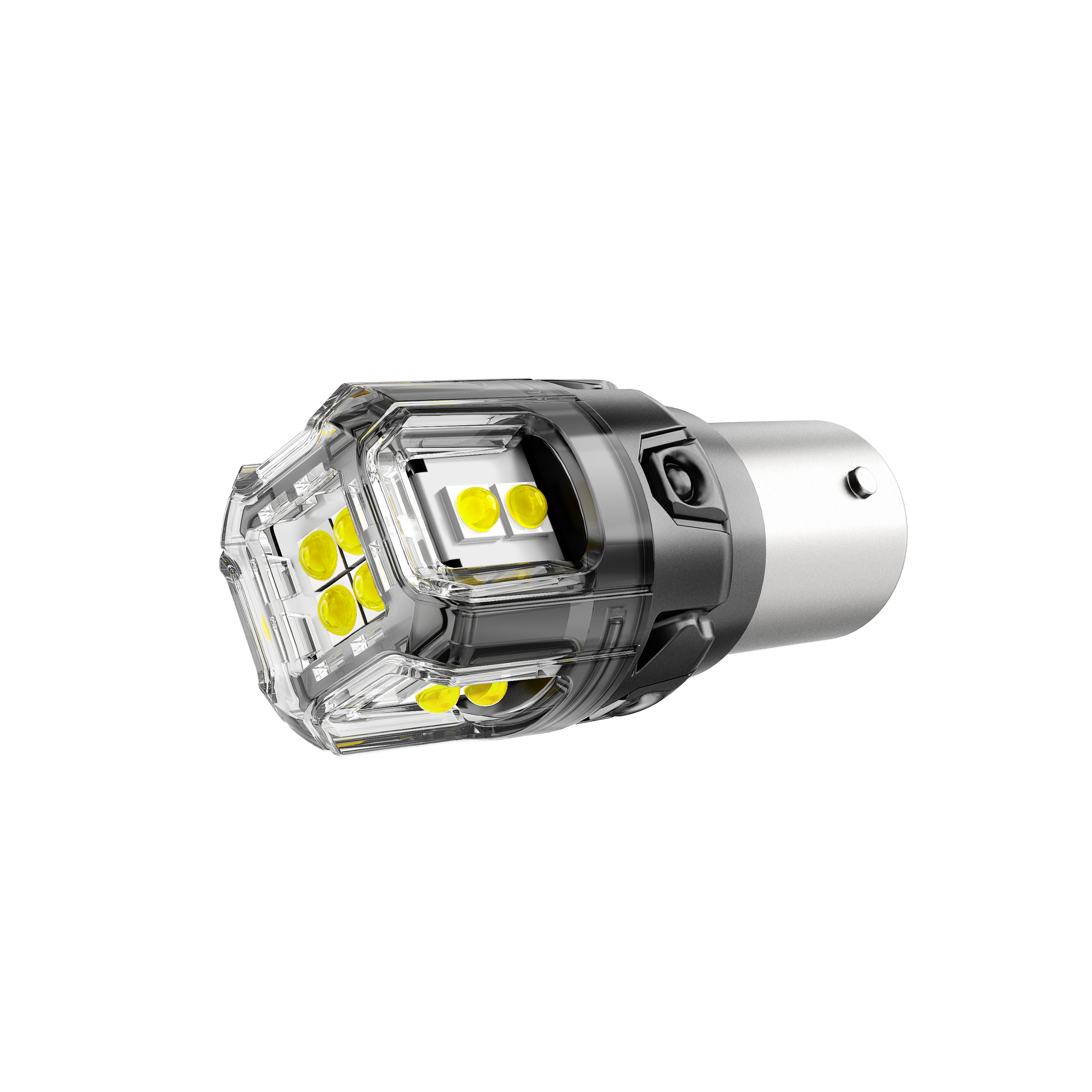 🆕1156 P21W BA15S LED Backup Reverse/Turn Signal/Brake Tail Light Bulbs 500% High Brightness CAN-Bus Error Free 6500K White B52 Series | 2 Bulbs