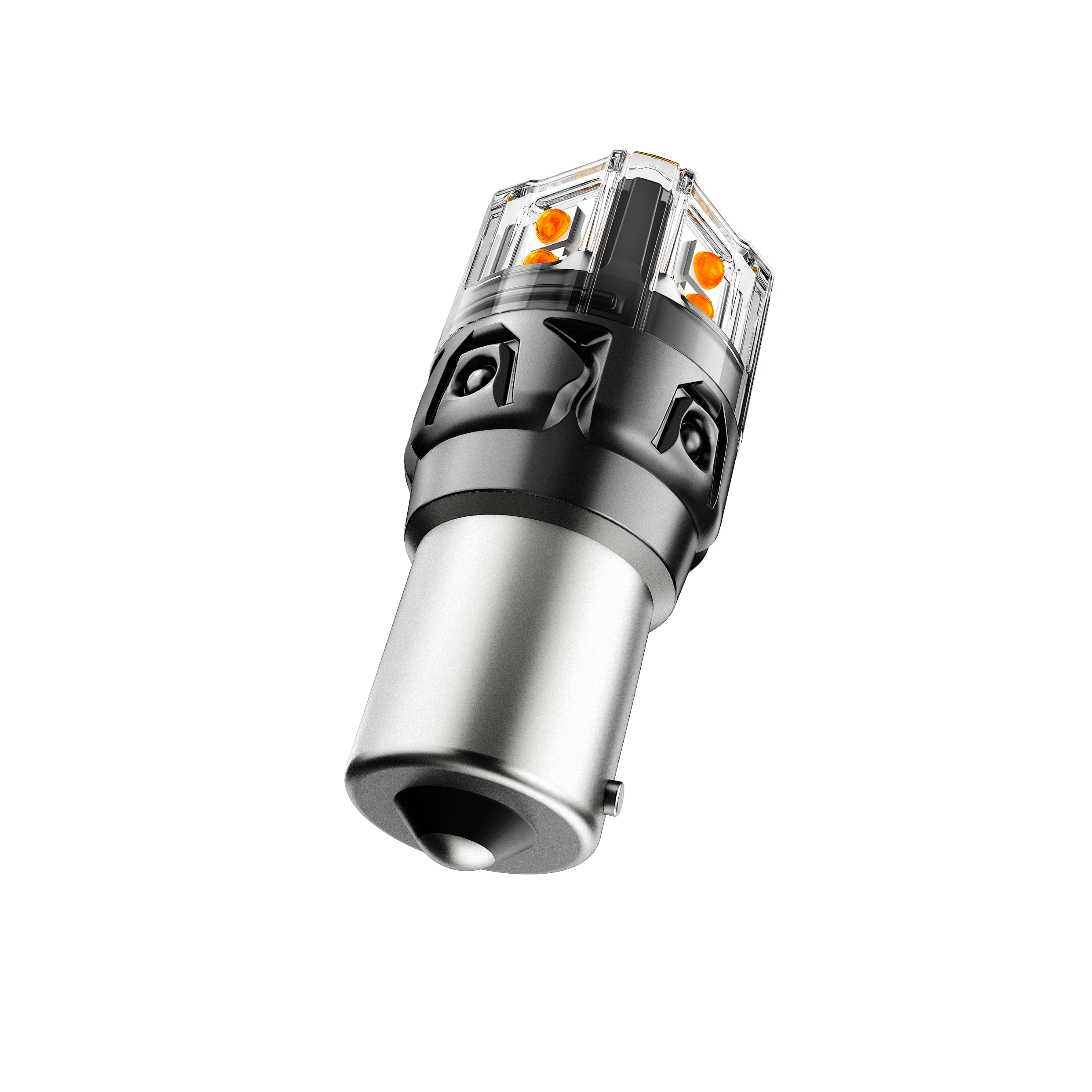 🆕BAU15S 7507 LED Turn Signal Light Rear/Front, Side Maker Light Bulbs 13W 500% High Brightness CAN-Bus Error Free 3000K Amber B52 Series |2 Bulbs