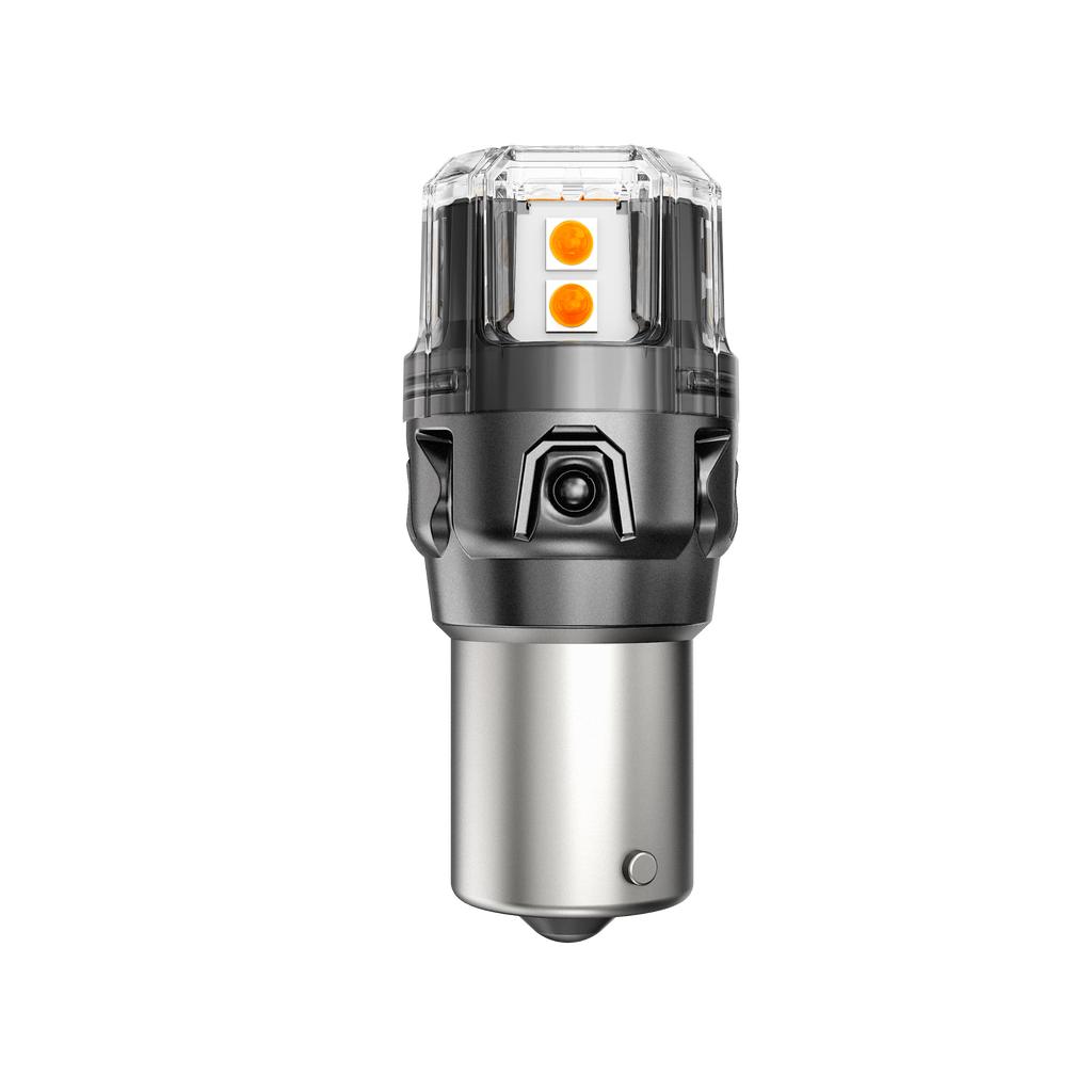 🆕BAU15S 7507 LED Turn Signal Light Rear/Front, Side Maker Light Bulbs 13W 500% High Brightness CAN-Bus Error Free 3000K Amber B52 Series |2 Bulbs