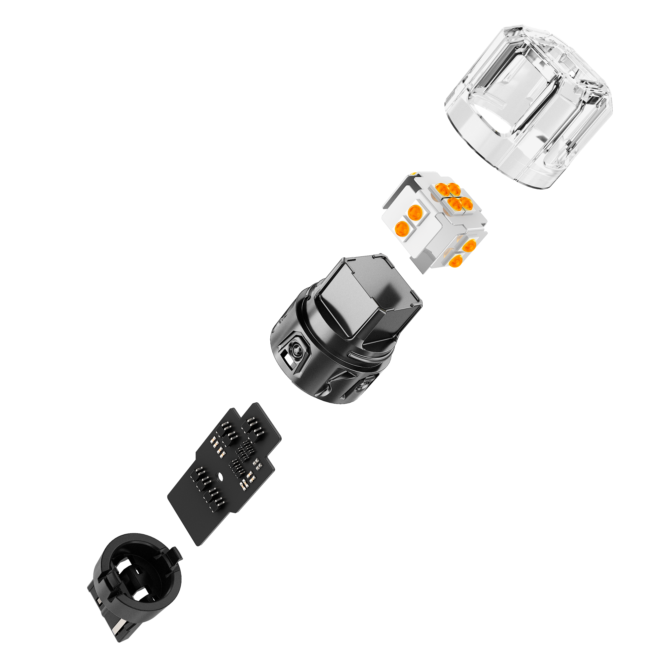 🆕T20 7443 7440 LED Turn Signal Light Rear/Front, Side Marker Light Bulbs 13W 500% High Brightness CAN-Bus Error Free 3000K Amber B52 Series | 2 Bulbs