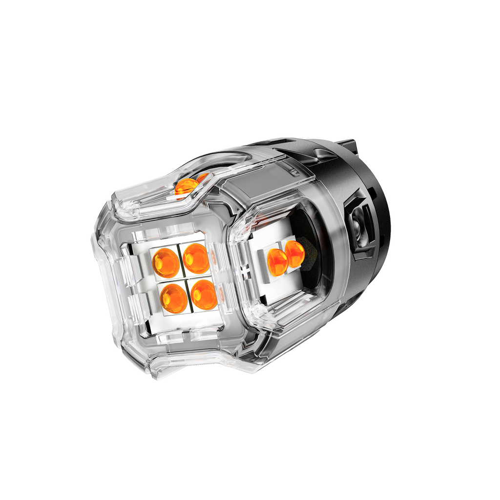 🆕7440 7440A LED Turn Signal Light Rear/Front, Side Marker Light Bulbs 13W 500% High Brightness CAN-Bus Error Free 3000K Amber B52 Series |2 Bulbs