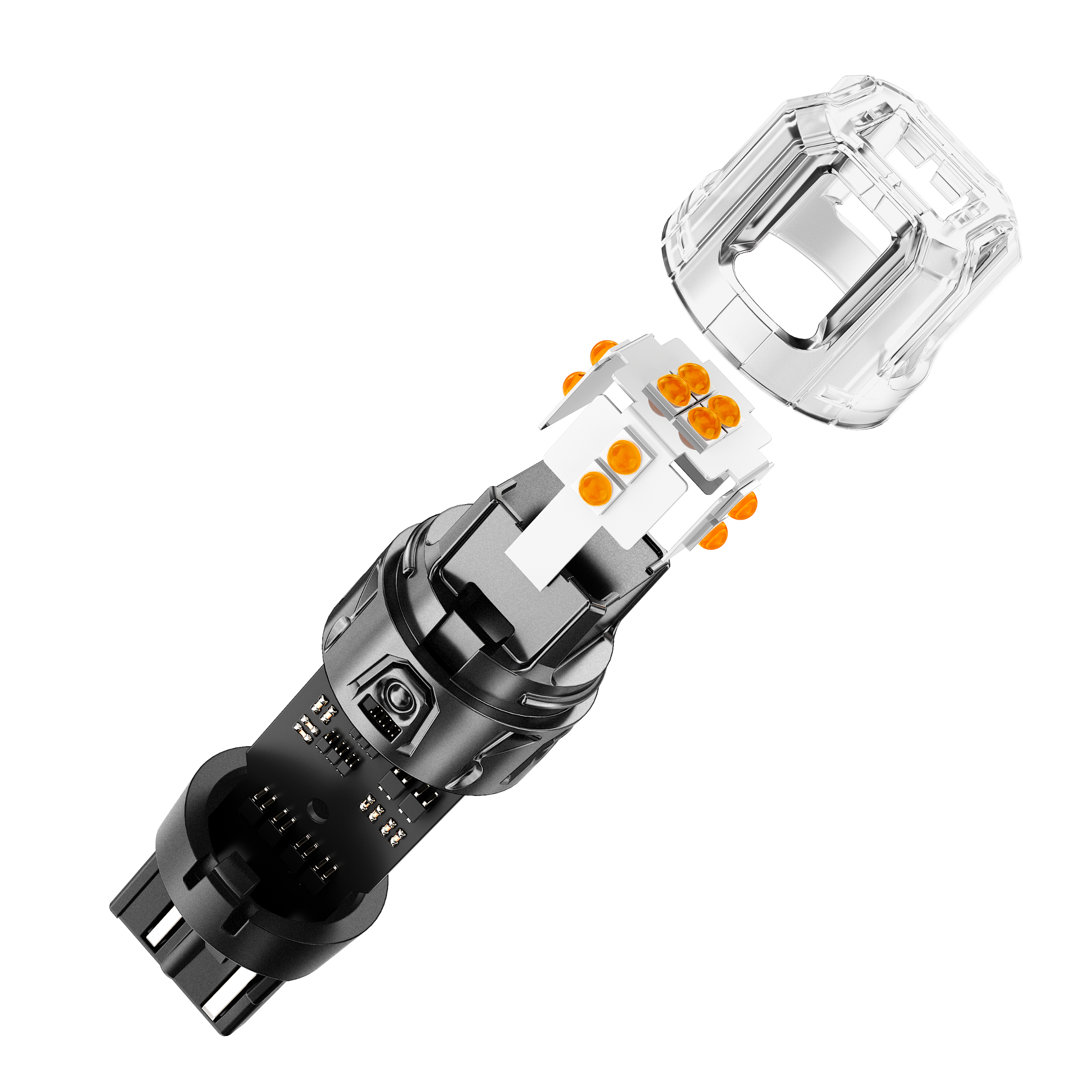 🆕T20 7443 7440 LED Turn Signal Light Rear/Front, Side Marker Light Bulbs 13W 500% High Brightness CAN-Bus Error Free 3000K Amber B52 Series | 2 Bulbs