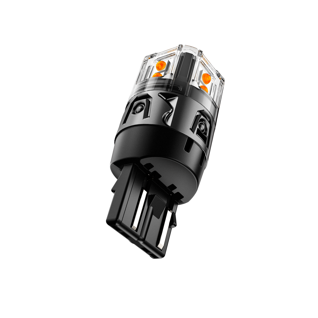 🆕T20 7443 7440 LED Turn Signal Light Rear/Front, Side Marker Light Bulbs 13W 500% High Brightness CAN-Bus Error Free 3000K Amber B52 Series | 2 Bulbs