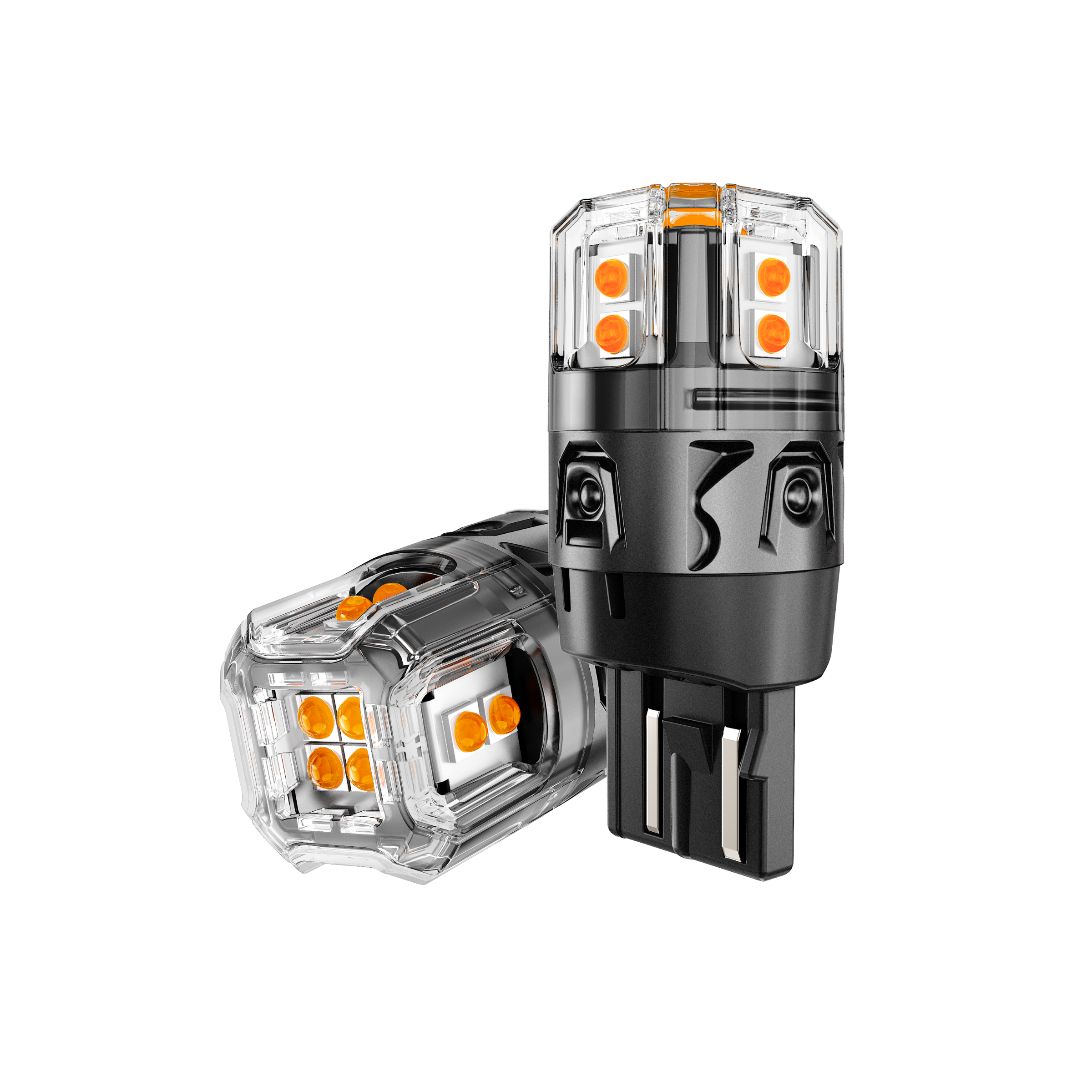 🆕7440 7440A LED Turn Signal Light Rear/Front, Side Marker Light Bulbs 13W 500% High Brightness CAN-Bus Error Free 3000K Amber B52 Series |2 Bulbs