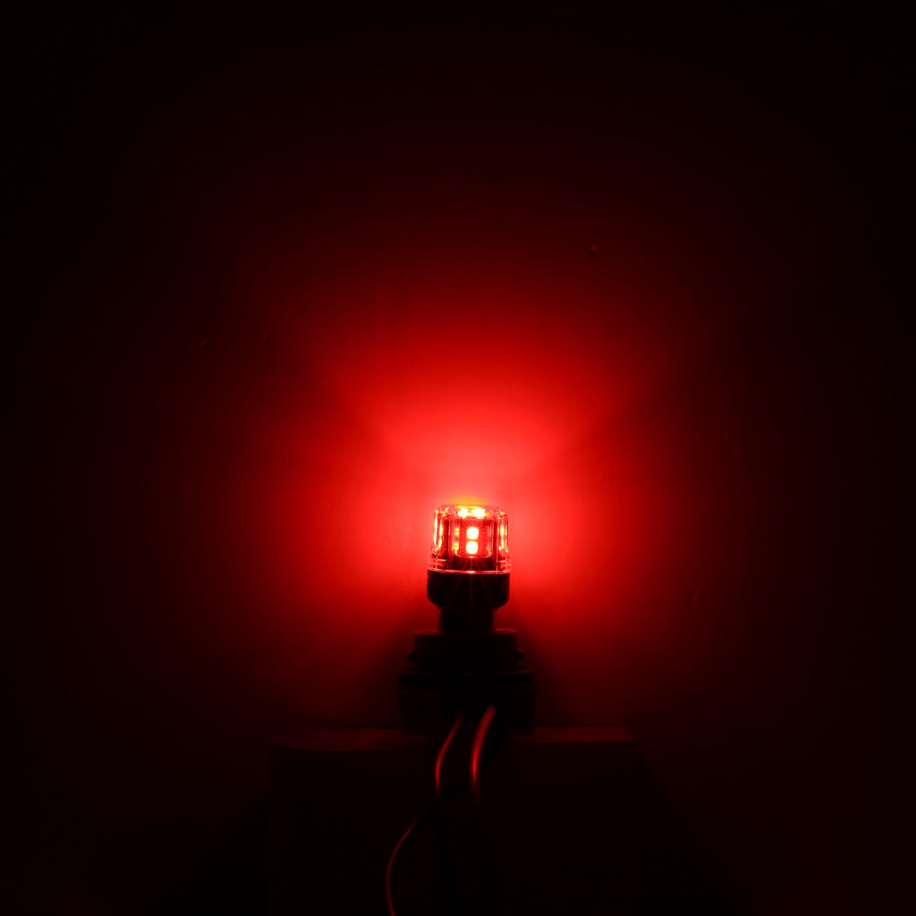 🆕1157 BAY15D LED Brake/Tail Light Bulbs 11W 500% High Brightness CAN-Bus Error Free Red B52 Series | 2 Bulbs