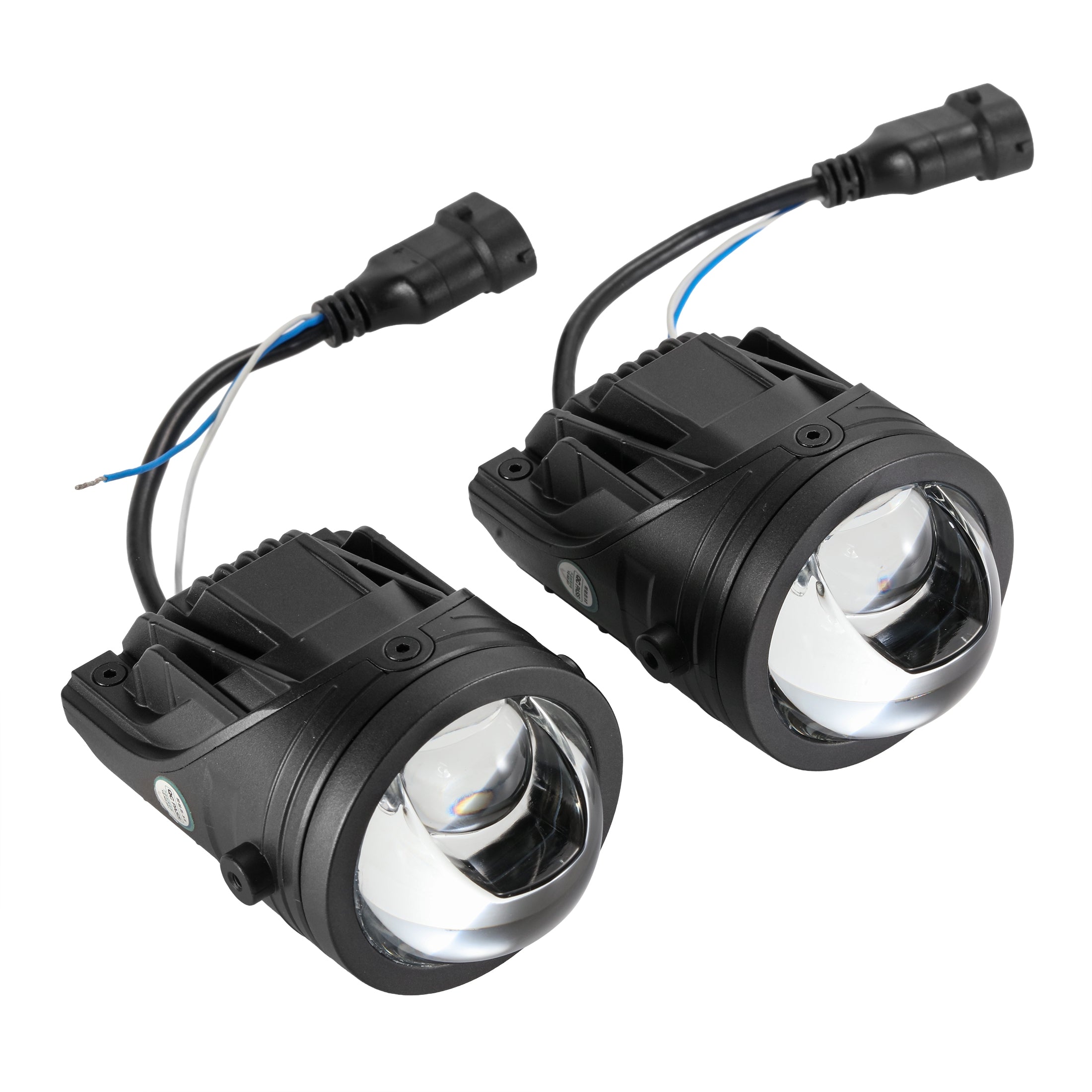 🆕2 Inch 80W Bi-LED Projector Lens Fog Light 6000K Hyperboloid Lens Fog Light With High Beam Auxiliary Beam For Toyota | 2 PCS/Set