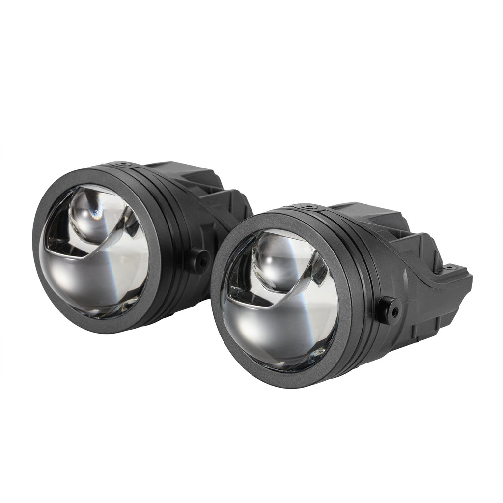 🆕2 Inch 80W Bi-LED Projector Lens Fog Light 6000K Hyperboloid Lens Fog Light With High Beam Auxiliary Beam For Toyota | 2 PCS/Set
