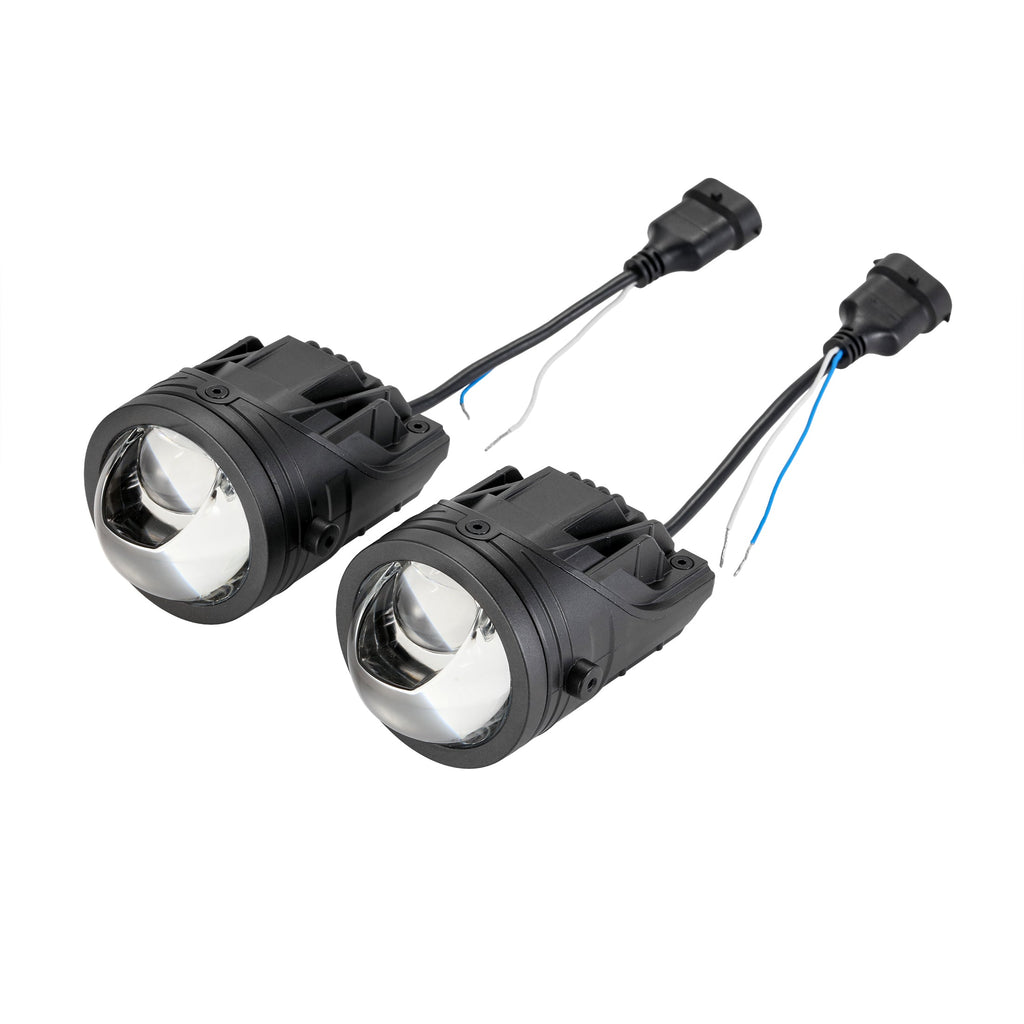 🆕2 Inch 80W Bi-LED Projector Lens Fog Light 6000K Hyperboloid Lens Fog Light With High Beam Auxiliary Beam For Toyota | 2 PCS/Set