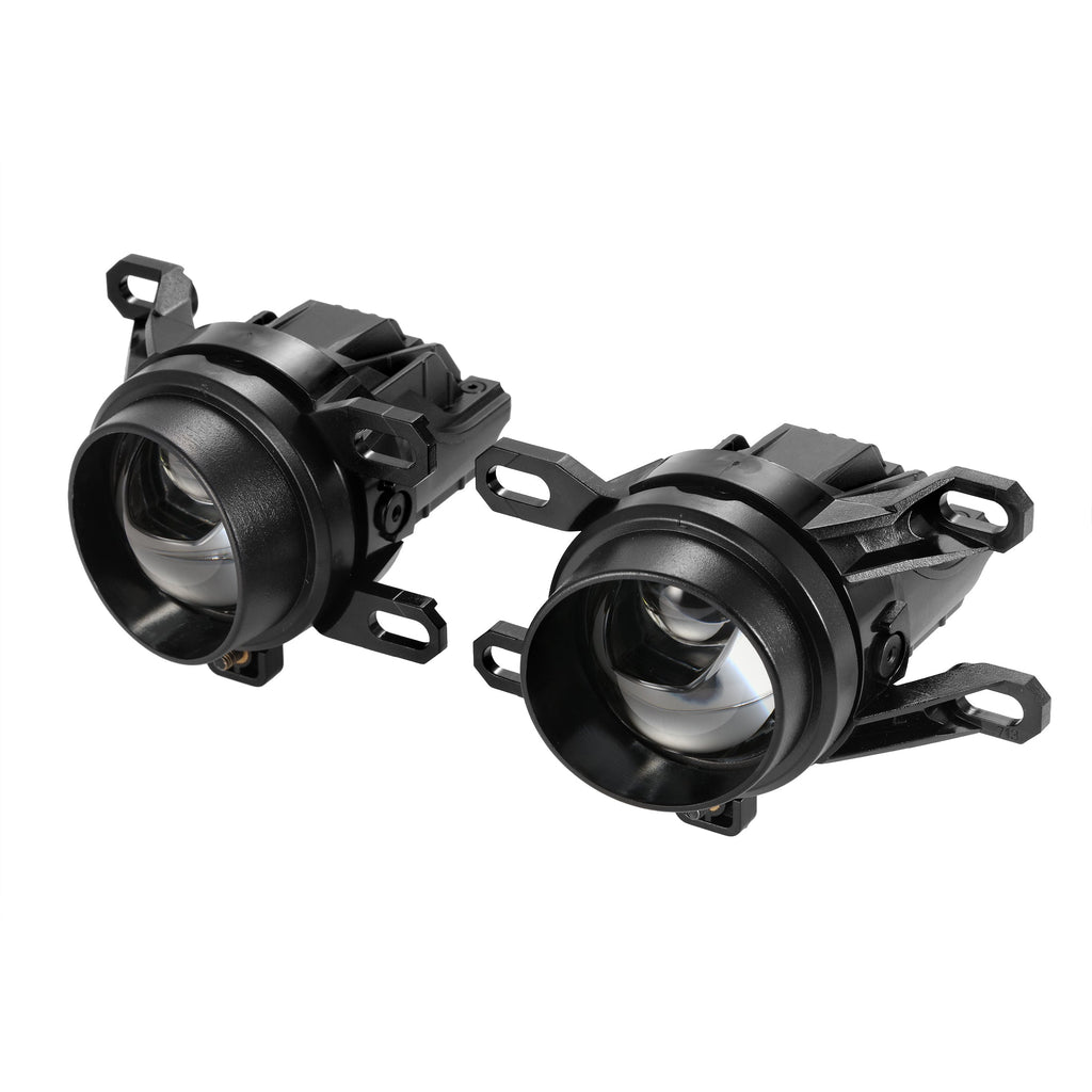 🆕2 Inch 80W Bi-LED Projector Lens Fog Light 6000K Hyperboloid Lens Fog Light With High Beam Auxiliary Beam For Toyota | 2 PCS/Set