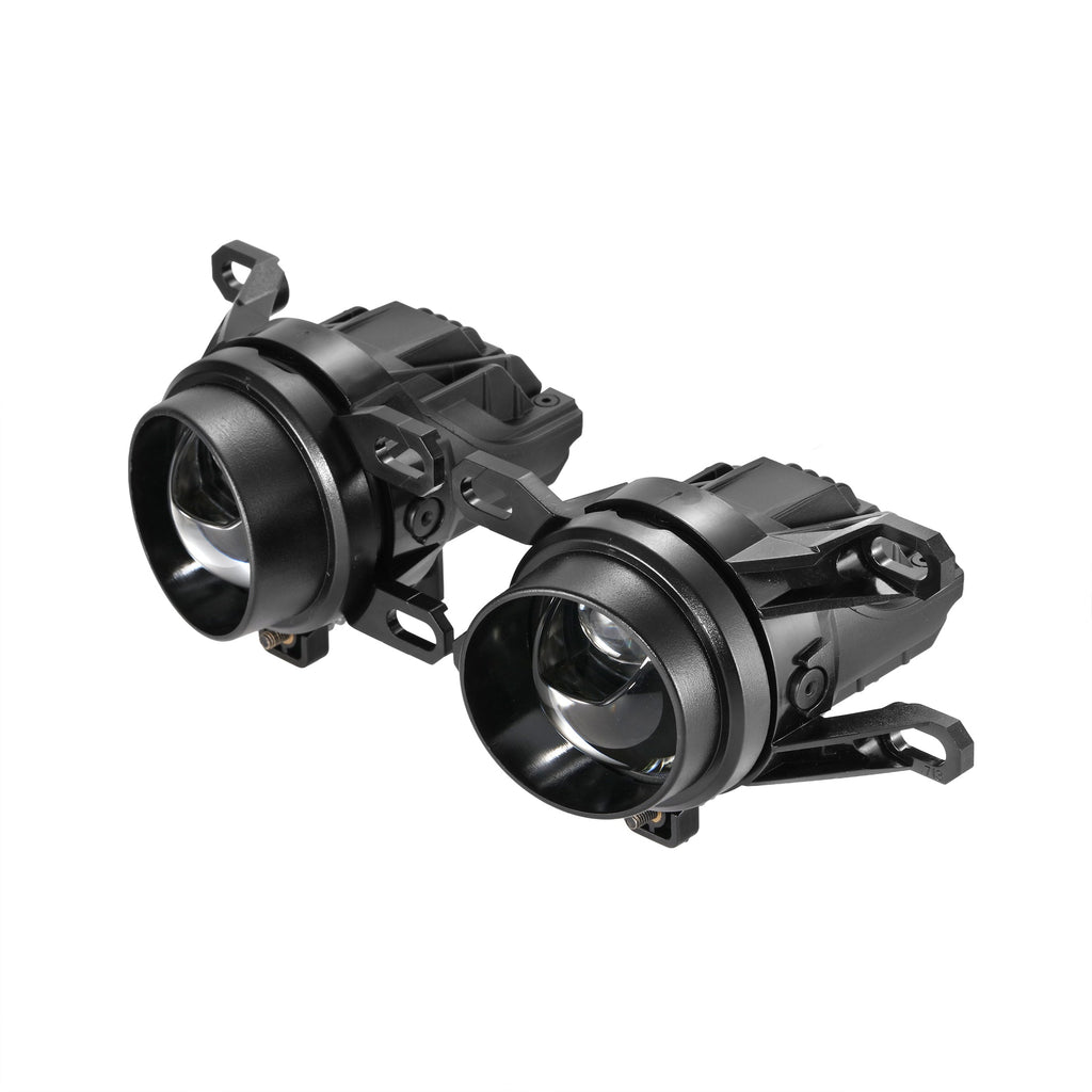 🆕2 Inch 80W Bi-LED Projector Lens Fog Light 6000K Hyperboloid Lens Fog Light With High Beam Auxiliary Beam For Toyota | 2 PCS/Set