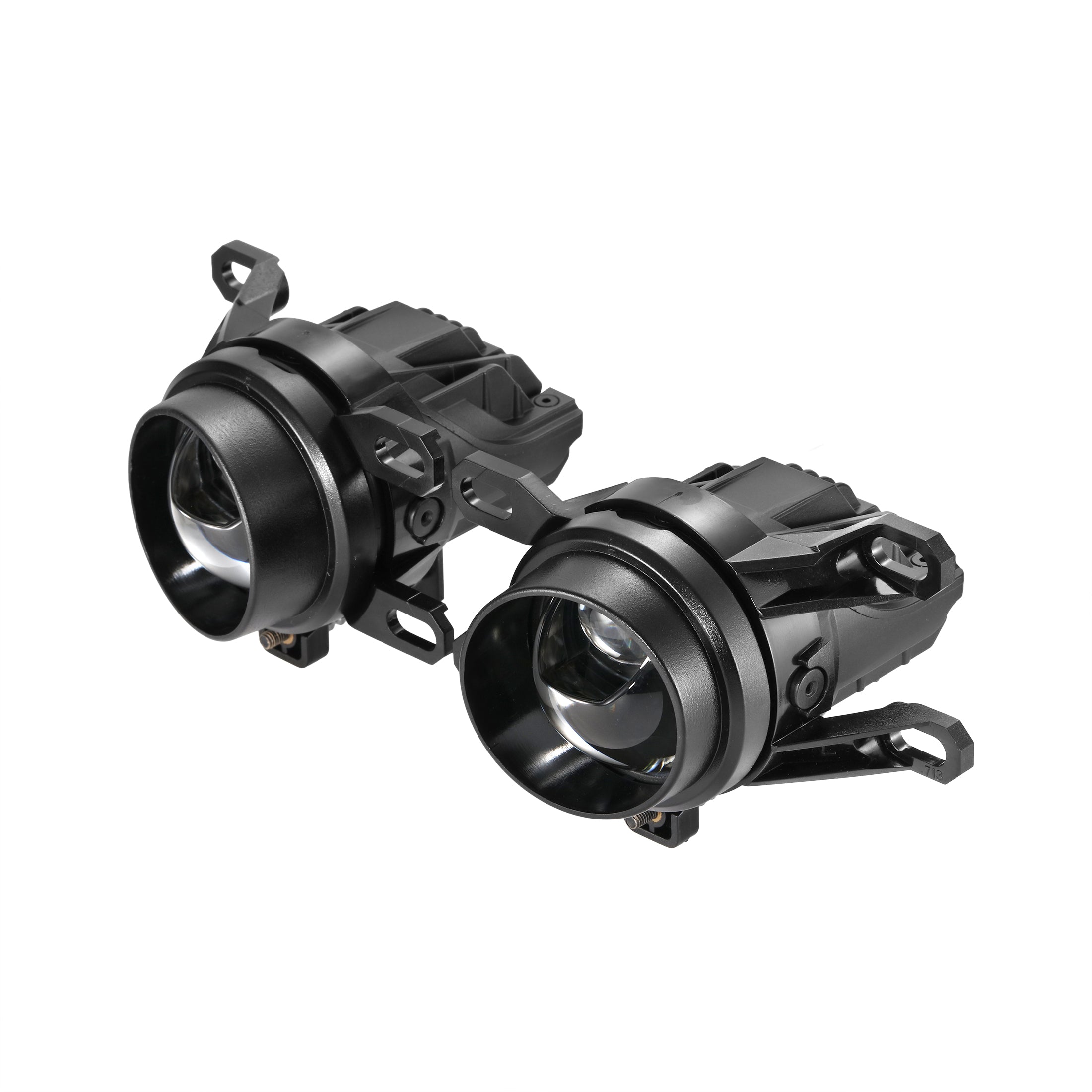 🆕2 Inch 80W Bi-LED Projector Lens Fog Light 6000K Hyperboloid Lens Fog Light With High Beam Auxiliary Beam For Toyota | 2 PCS/Set