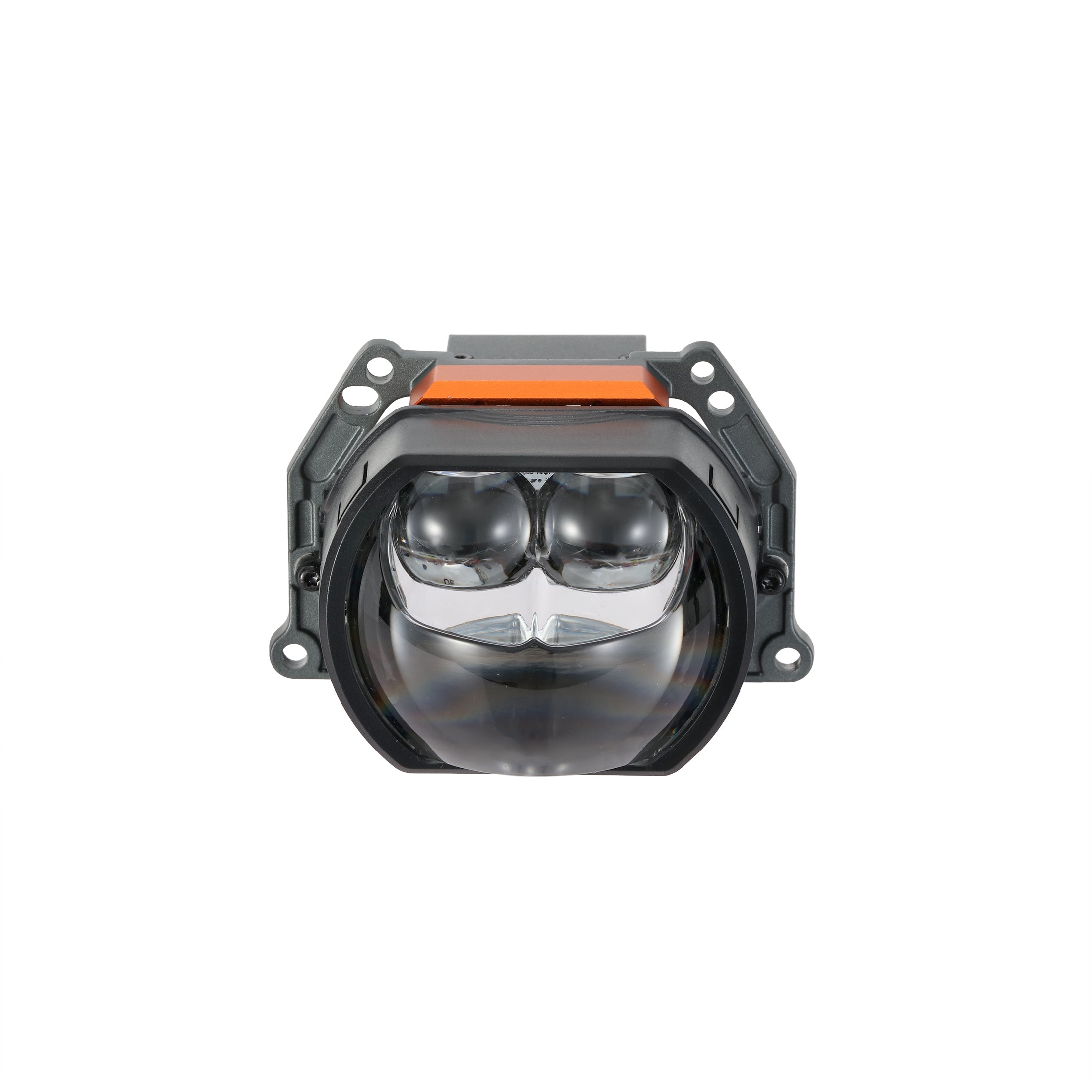 🆕3 Inch 144W 6000K Hyperboloid Bi-LED Projector Lens Headlight with Square Spot Auxiliary High Beam K9 Series, Retrofit Cutting Installation for Car | 2PCS/Set