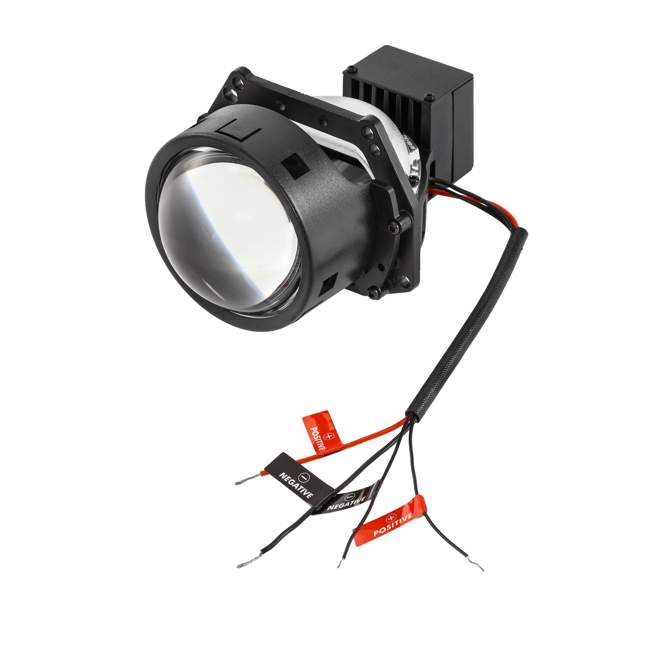 🆕3 Inch 112W 6000K Bi-LED Projector Lens Healidght K9 Series Retrofit Cutting Installation for Car | 2PCS/Set