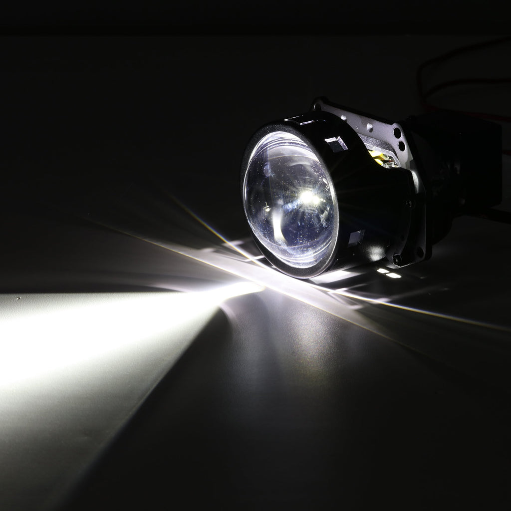 🆕3 Inch 112W 6000K Bi-LED Projector Lens Healidght K9 Series Retrofit Cutting Installation for Car | 2PCS/Set