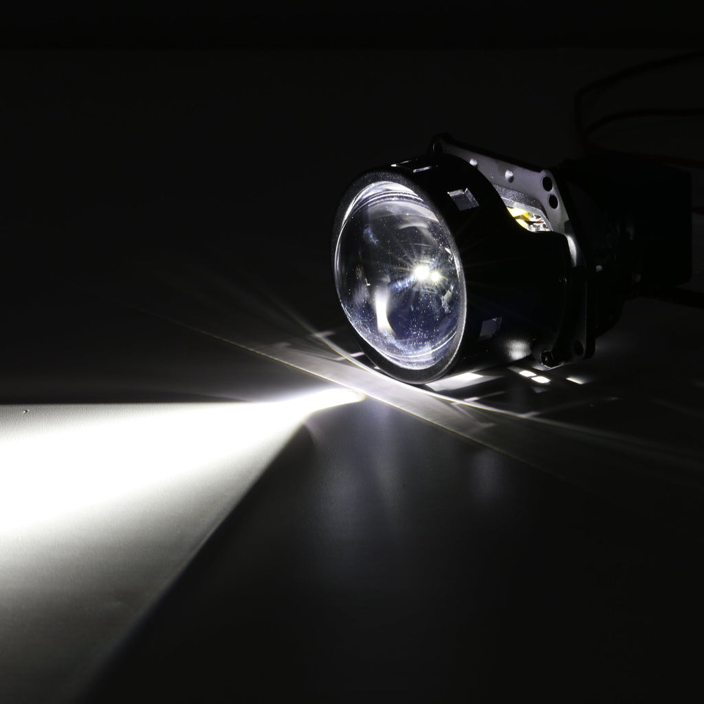 🆕3 Inch 112W 6000K Bi-LED Projector Lens Healidght K9 Series Retrofit Cutting Installation for Car | 2PCS/Set