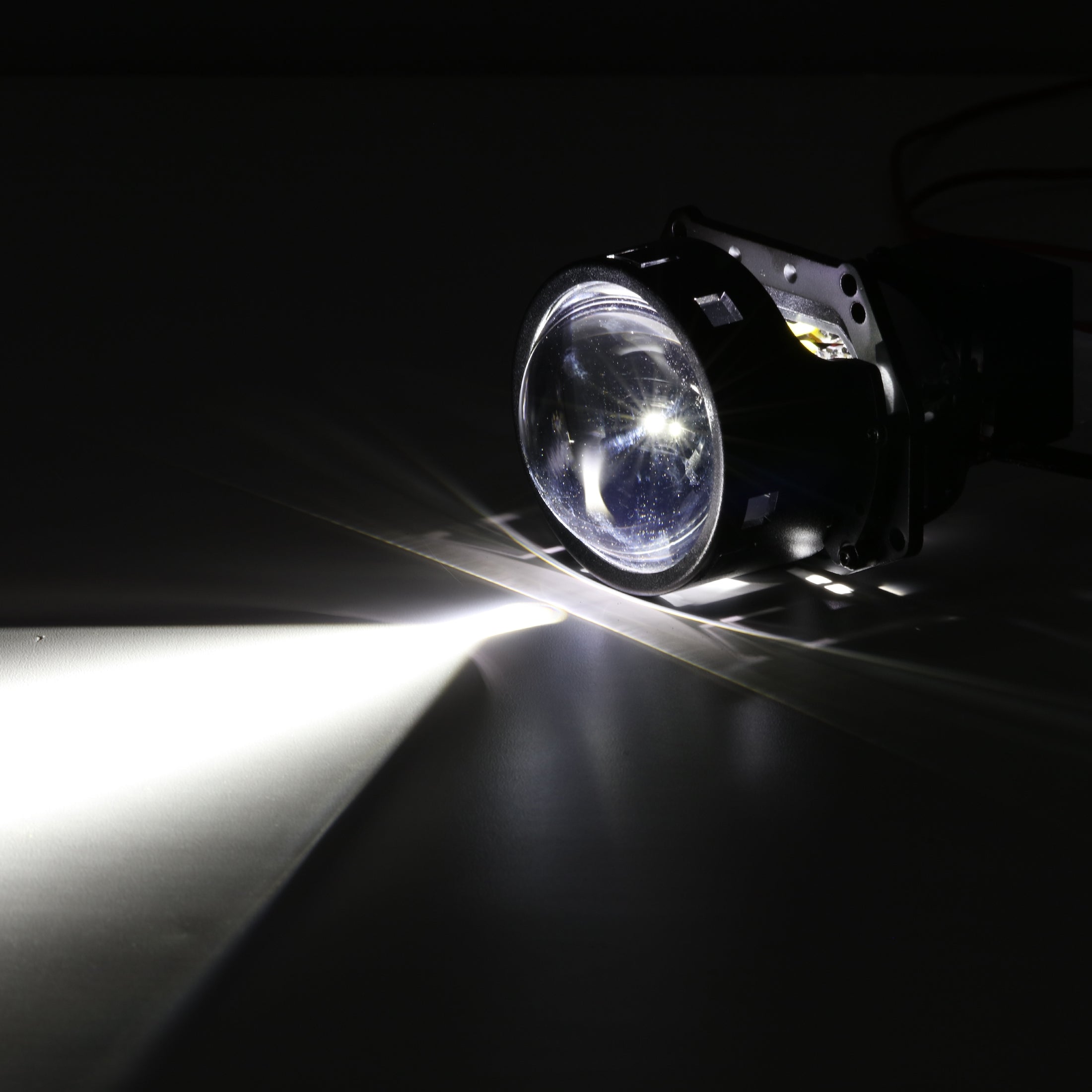 🆕3 Inch 112W 6000K Bi-LED Projector Lens Healidght K9 Series Retrofit Cutting Installation for Car | 2PCS/Set