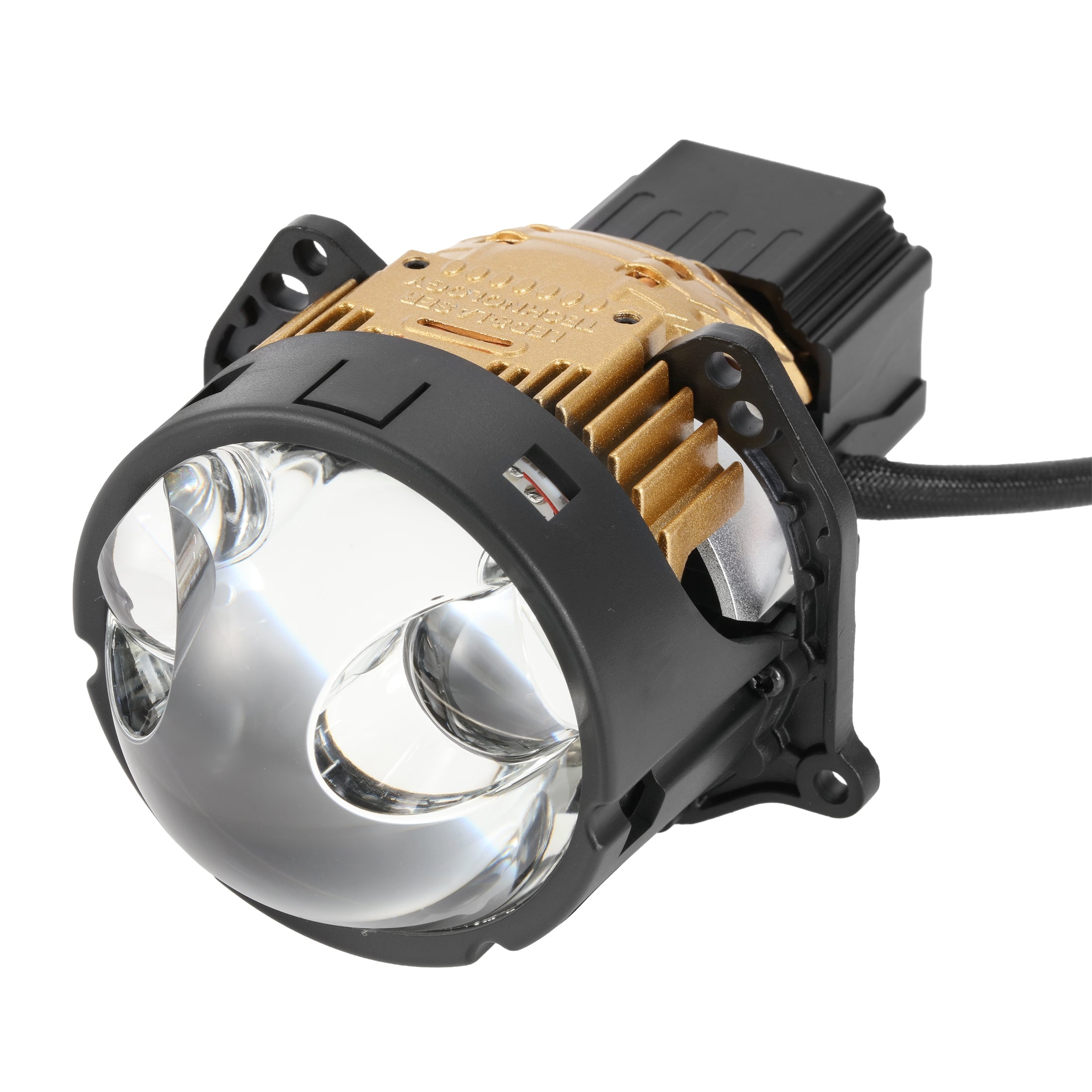 🆕3 Inch 170W 6000K Hyperboloid Bi-LED Projector Lens Headlight with Round Spot Auxiliary High Beam K9 Series, Retrofit Cutting Installation for Car | 2PCS/Set