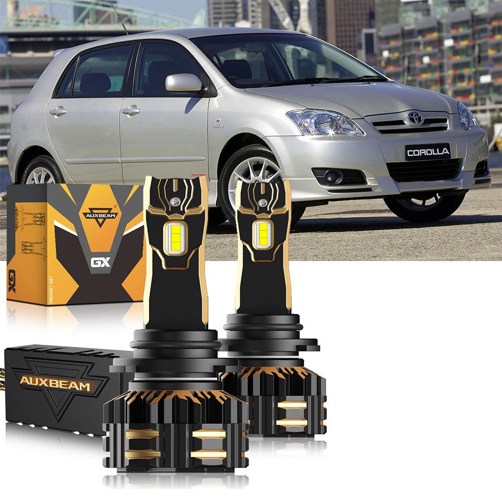 For 2001-2004 Toyota Corolla 9005 9006 LED Headlight Bulbs Bundle