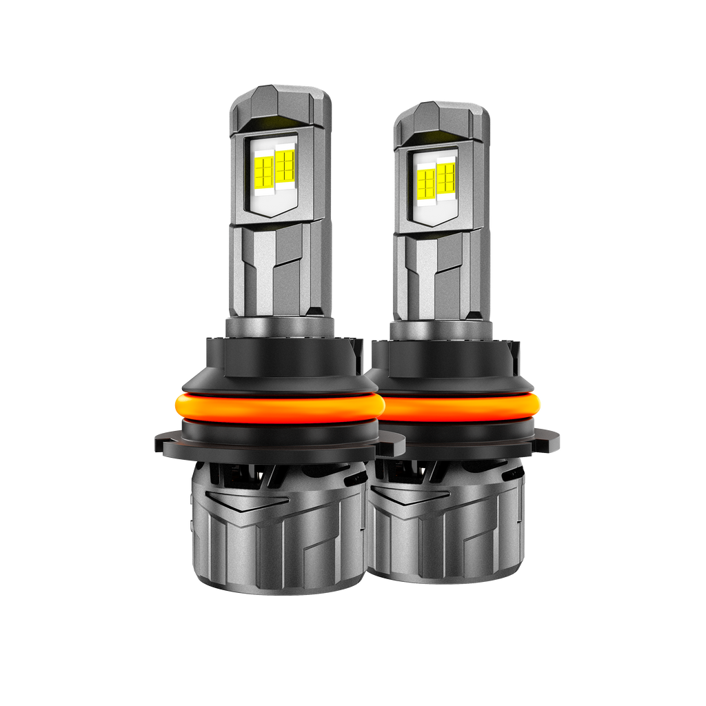 🆕9007/HB5 LED Headlight Bulbs 100W 22000LM F18 Series 1:1 Mini Size 6500K Cool White | 2 Bulbs