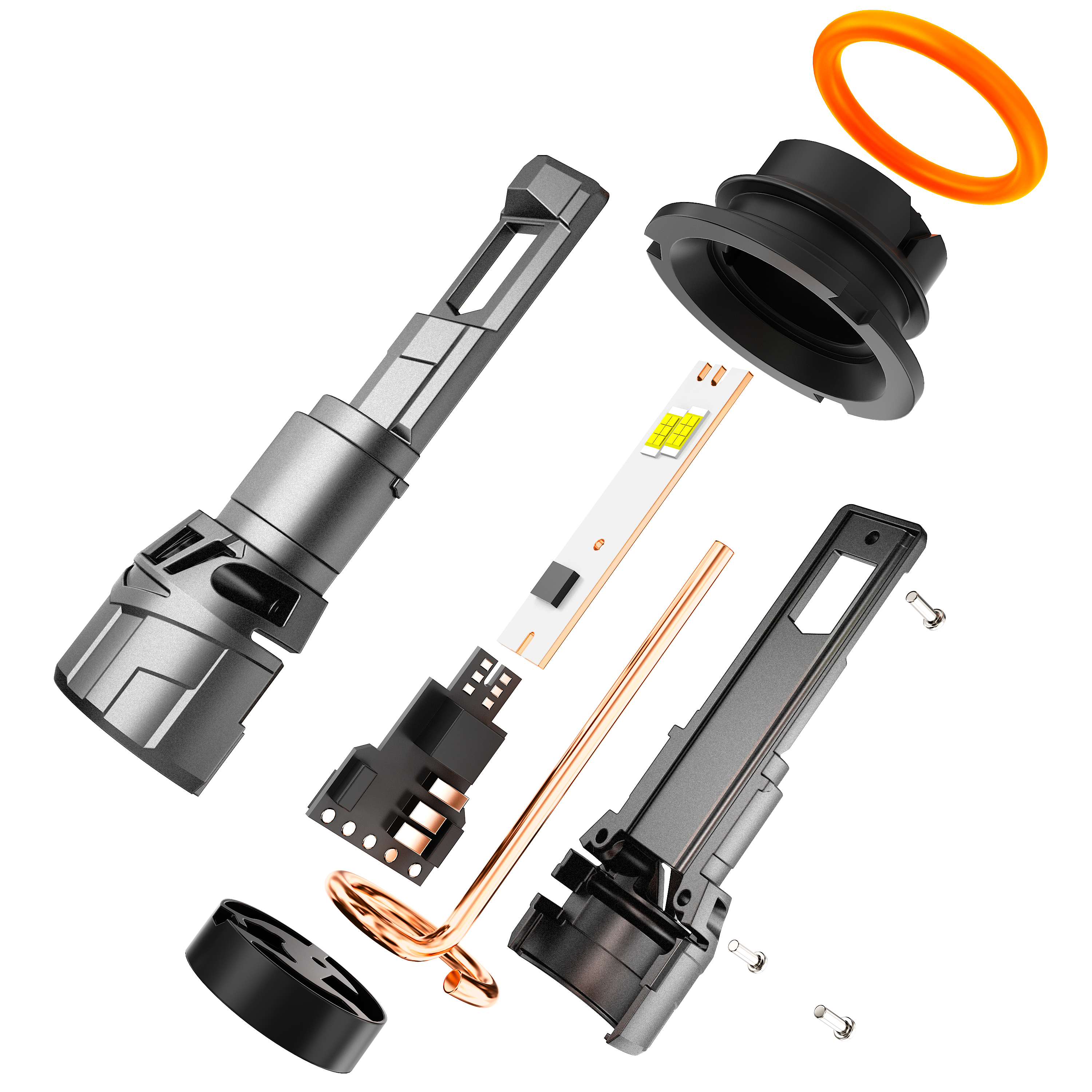 🆕9007/HB5 LED Headlight Bulbs 100W 22000LM F18 Series 1:1 Mini Size 6500K Cool White | 2 Bulbs