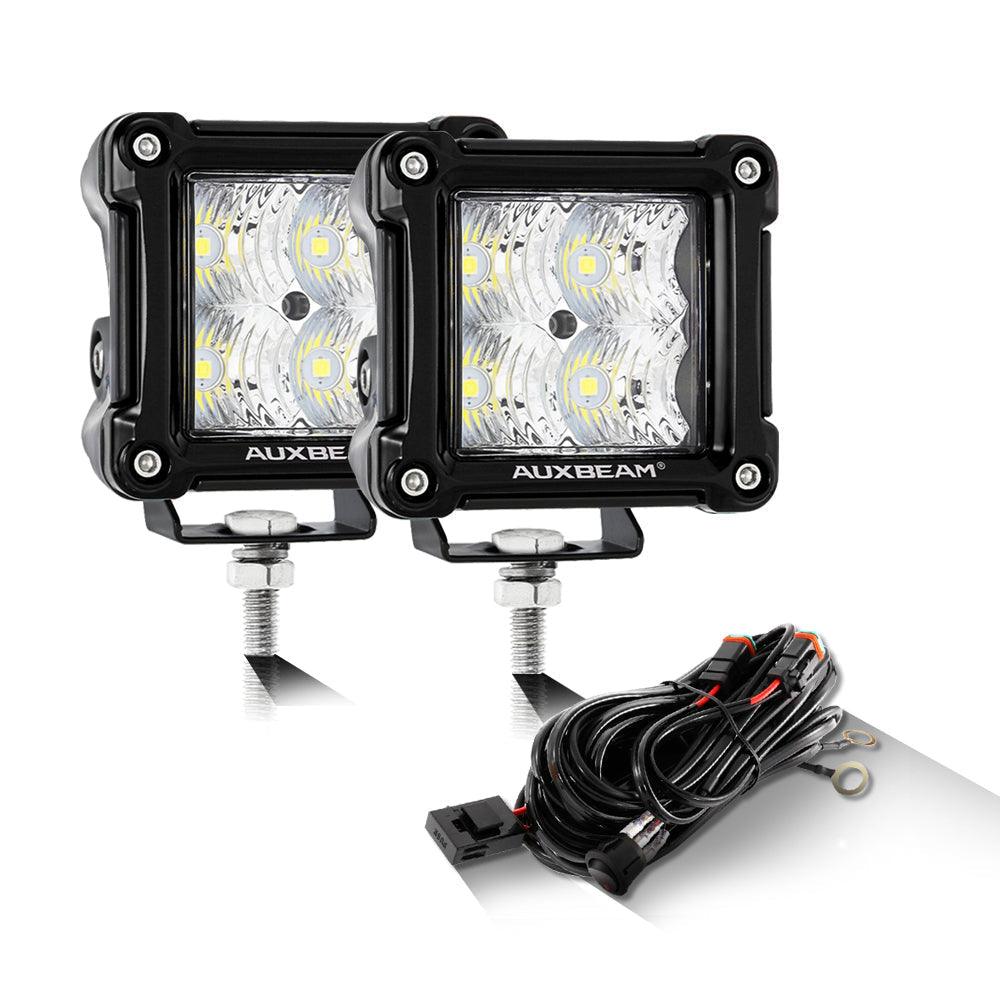 3 Inch LED Pods Light Spot/Flood Beam & Rear Roof Reversing Light LED Pod Light Brackets for 2013-2021 Polaris Ranger 570/800/900/900xp/1000/1000xp