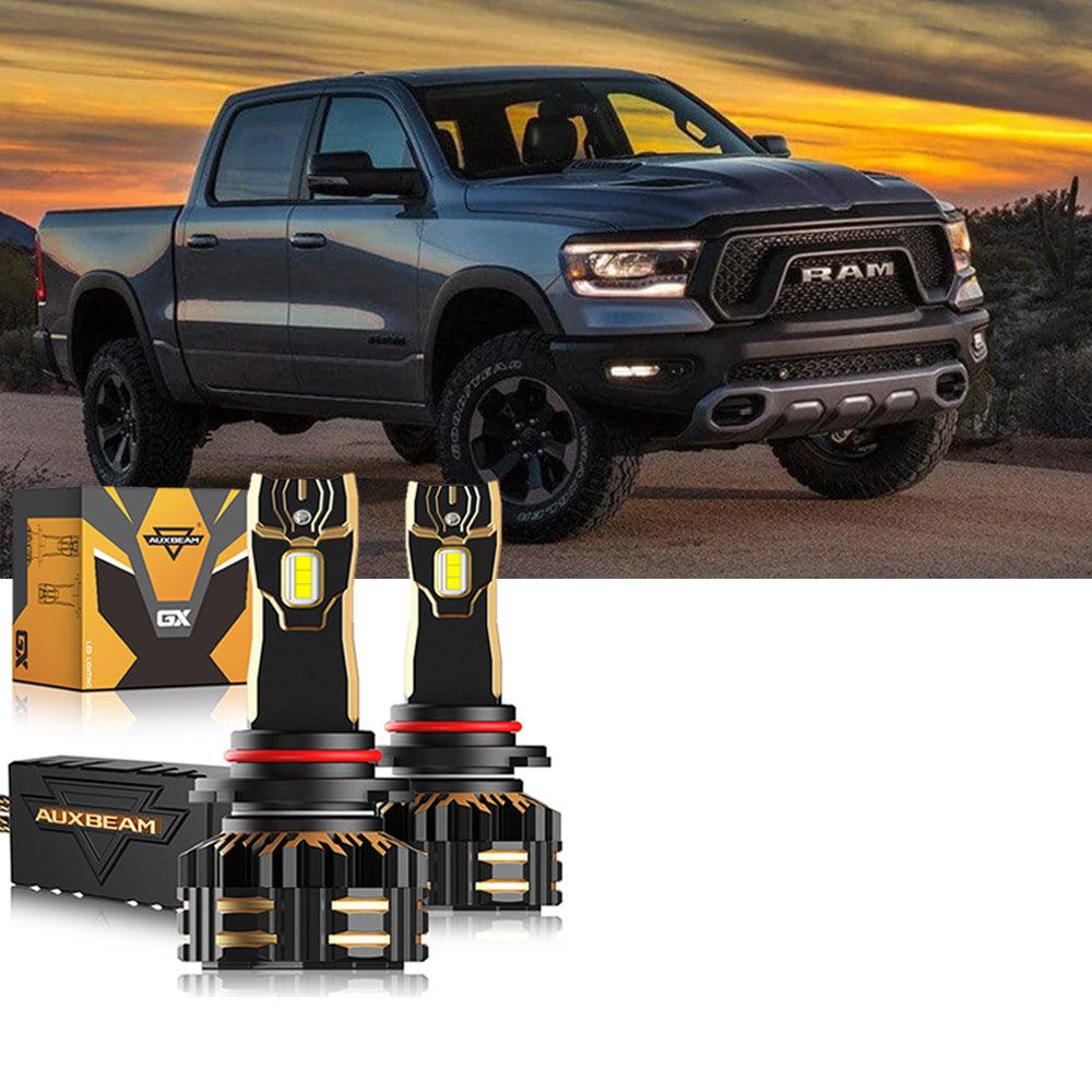 For 2018-2019 Ram 1500 (with projector-type headlights) 9005 9005 LED Headlight Bulbs Bundle
