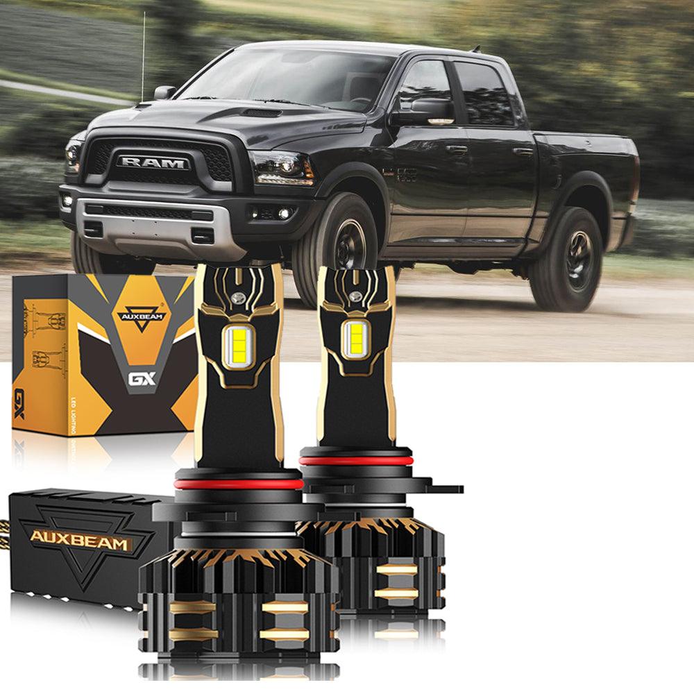 For 2015  Ram 1500 (with projector-type headlights) 9005 9012 LED Headlight Bulbs Bundle
