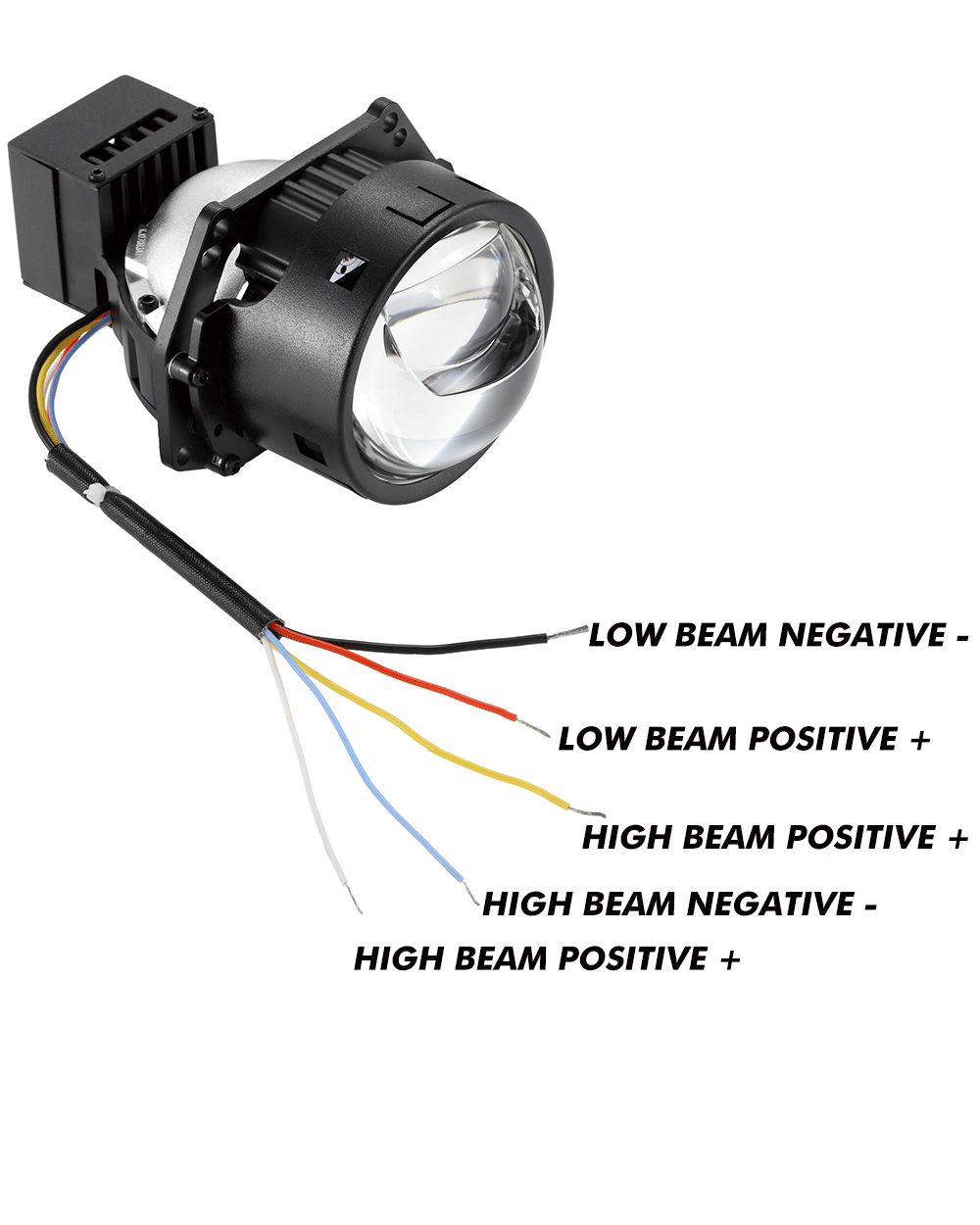 🆕3 Inch 140W Hyperboloid Bi-LED Direct Projector Lens Headlight K9 Series Retrofit Cutting Installation for Car | 2PCS/set
