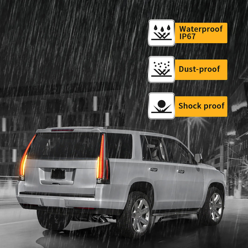 LED Tail Light Assembly With 2015-2020 Chevrolet Tahoe Suburban 4th Gen (K2UC)