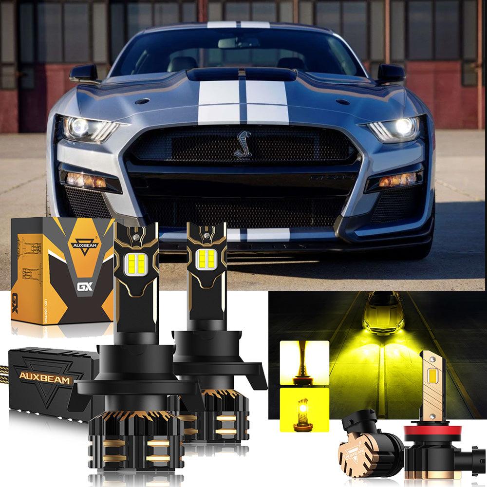 For 2005-2006 Ford Mustang BASE H13 LED Headlight Bulbs